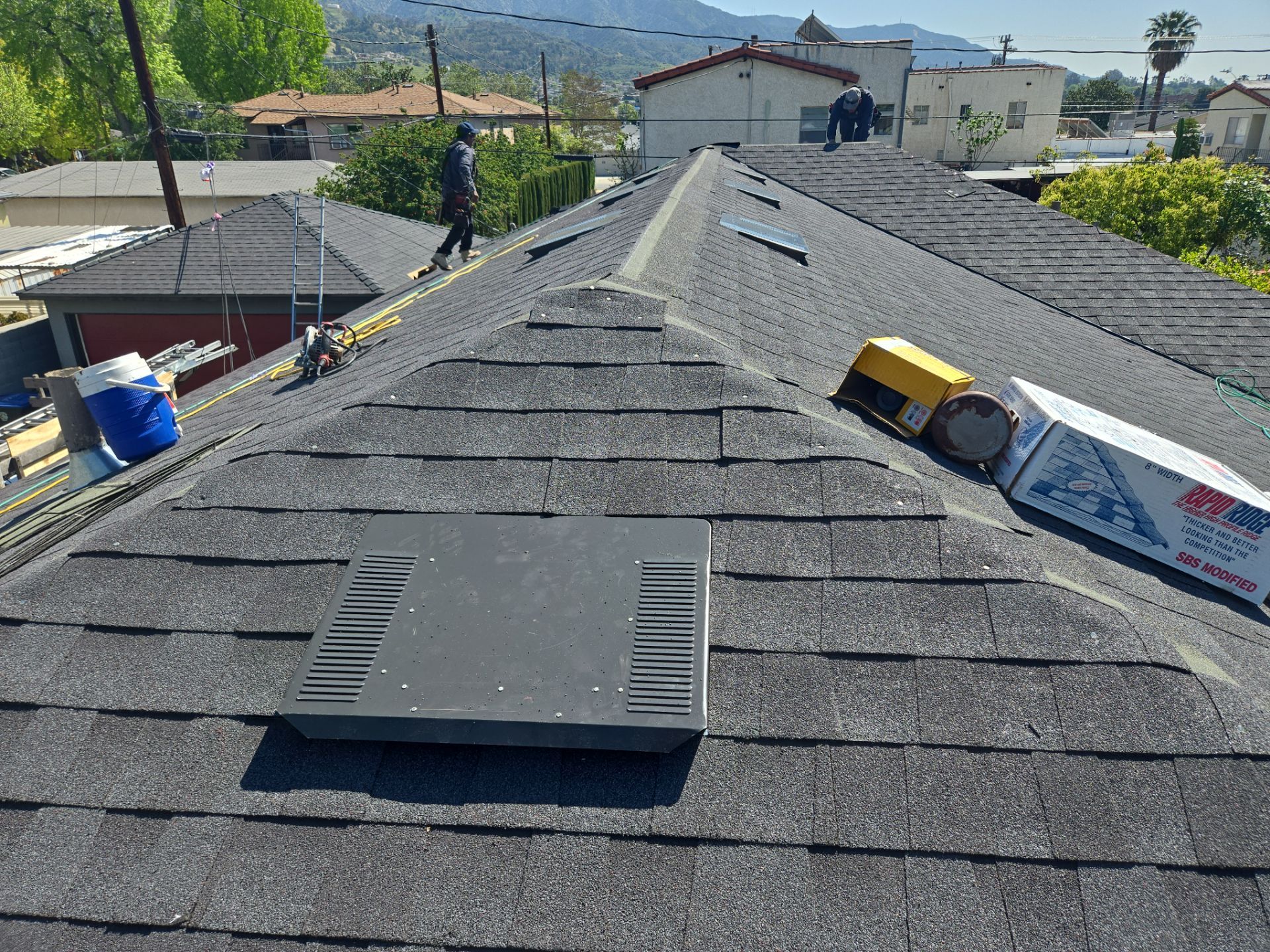 Residential Roofing Installation using Owens Corning Duration Cool Shingles by Hull Brothers Roofing