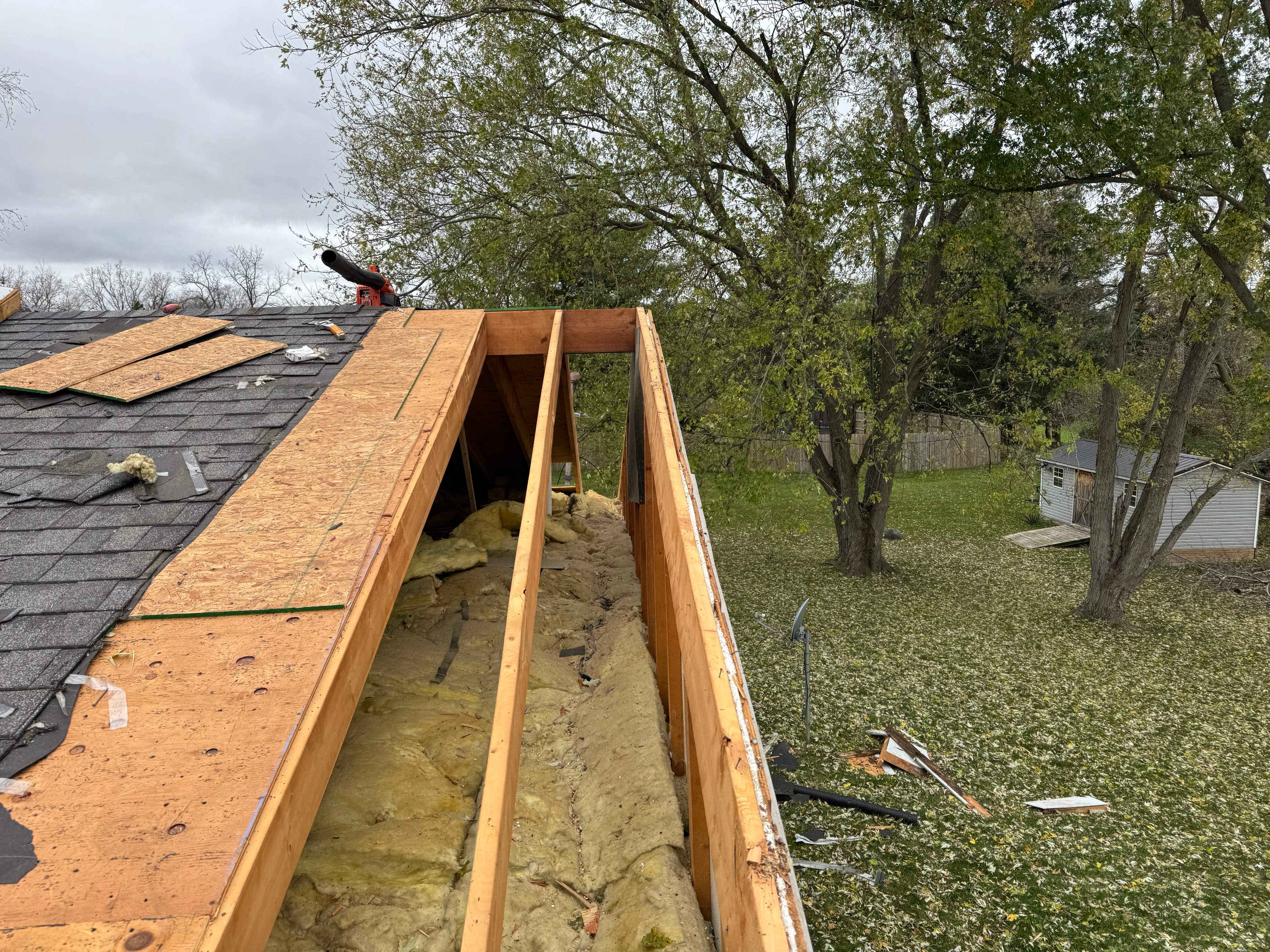 Residential Roofing Installation using Certainteed Landmark ClimateFlex by GRACCO