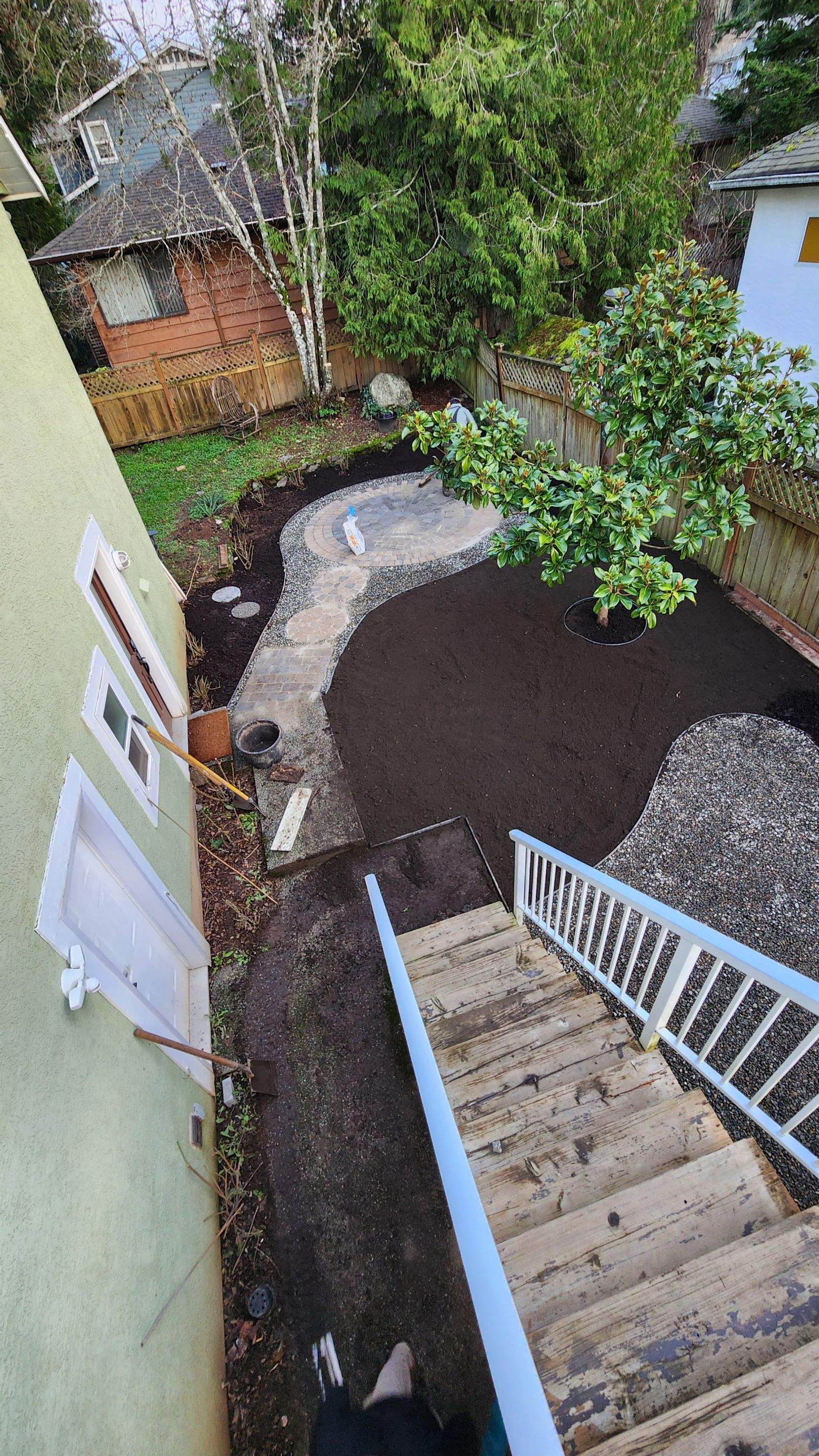 Backyard Transformation – Grading, Eco-Lawn & West Coast-Inspired Design by Habanero Garden and Exterior Care