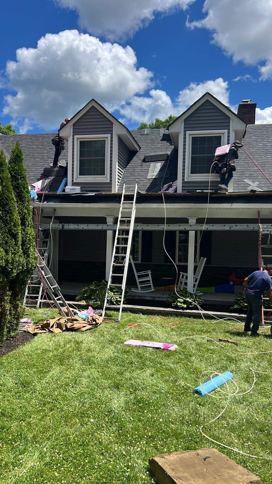 Full Roof Replacement on Massive Home in North Andover, MA – Owens Corning Duration, Onyx Black by JOHNNYS PRO