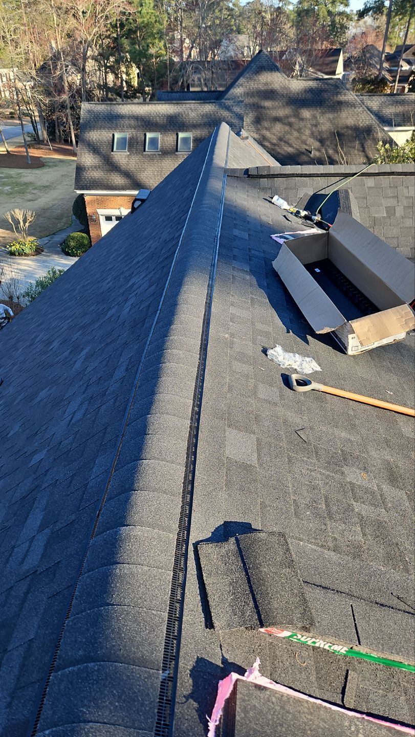 Residential Roofing Installation using Owens Corning® Oakridge Onyx Black by Indigo State Roofing