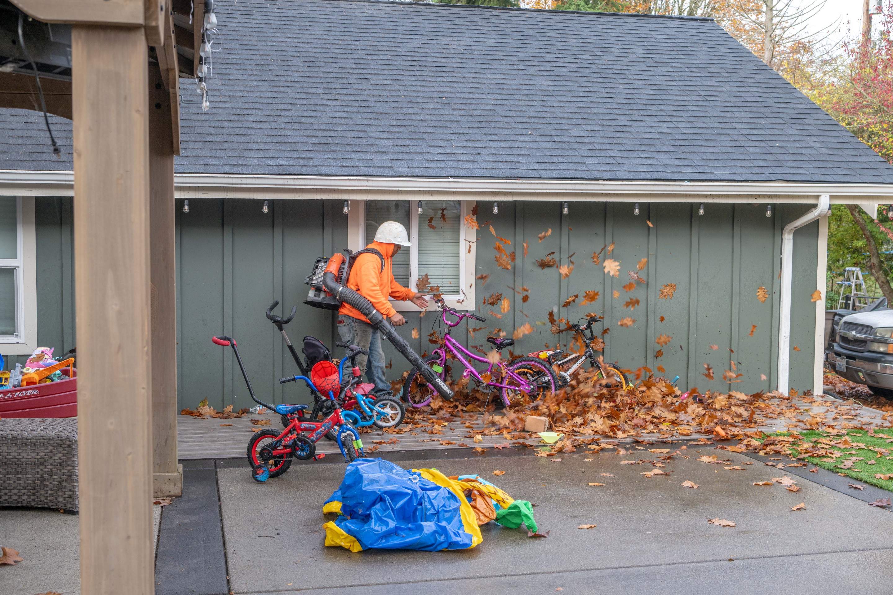 Fall and Spring Cleaning by Jireh Asphalt & Concrete Inc 