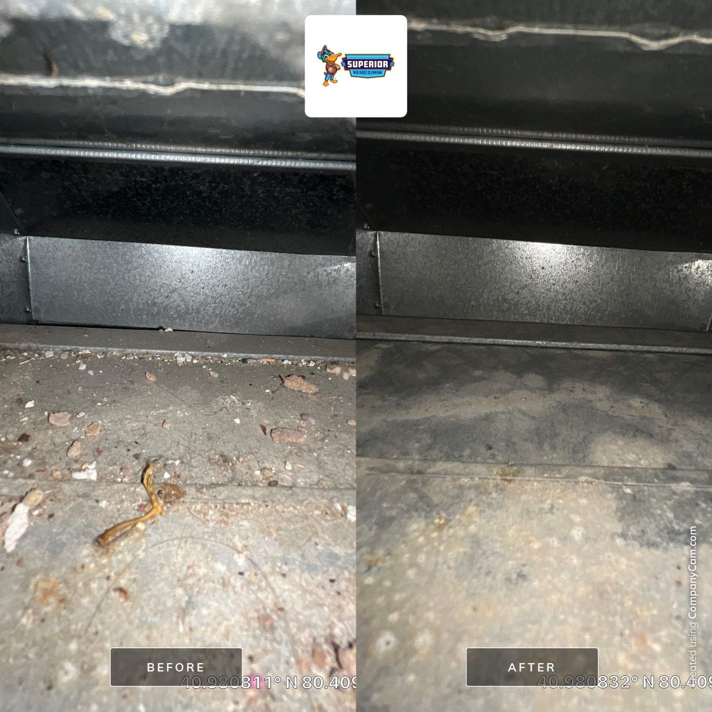 Air Duct Cleaning With a Vacuum Truck in New Castle, PA by Superior Air Duct Cleaning