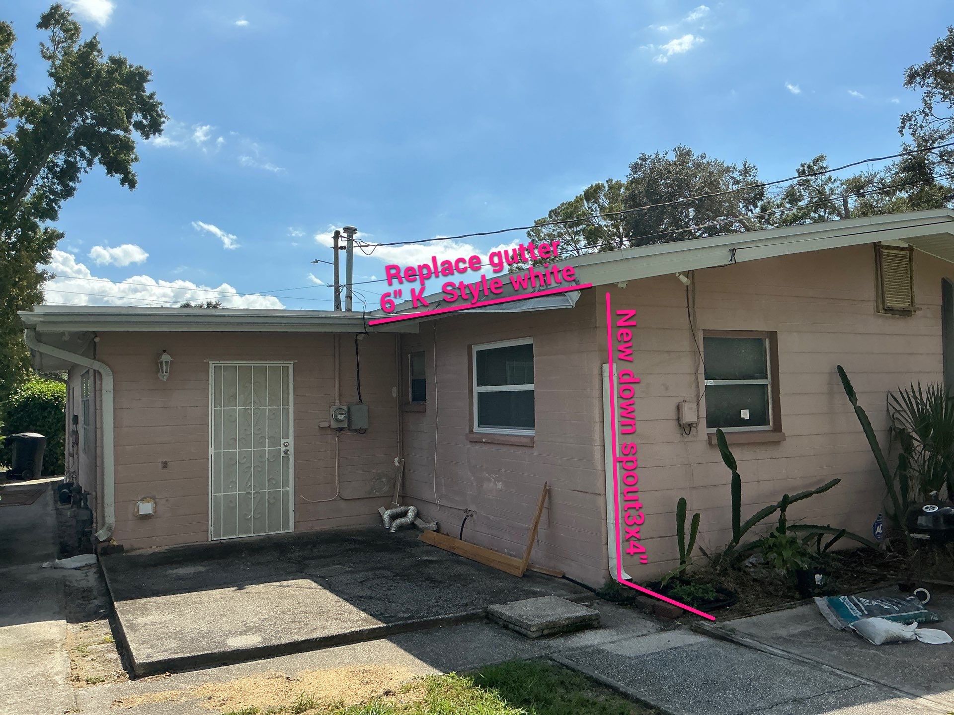 Replace Seamless Gutters in St. Petersburg FL by Gutter Professors