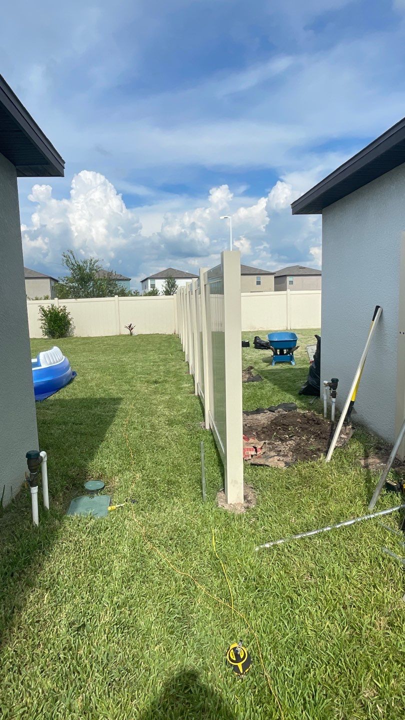 Sun City Center, FL 6ft. Tall Tan Vinyl Privacy Fence  by Asap fence and gates, LLC