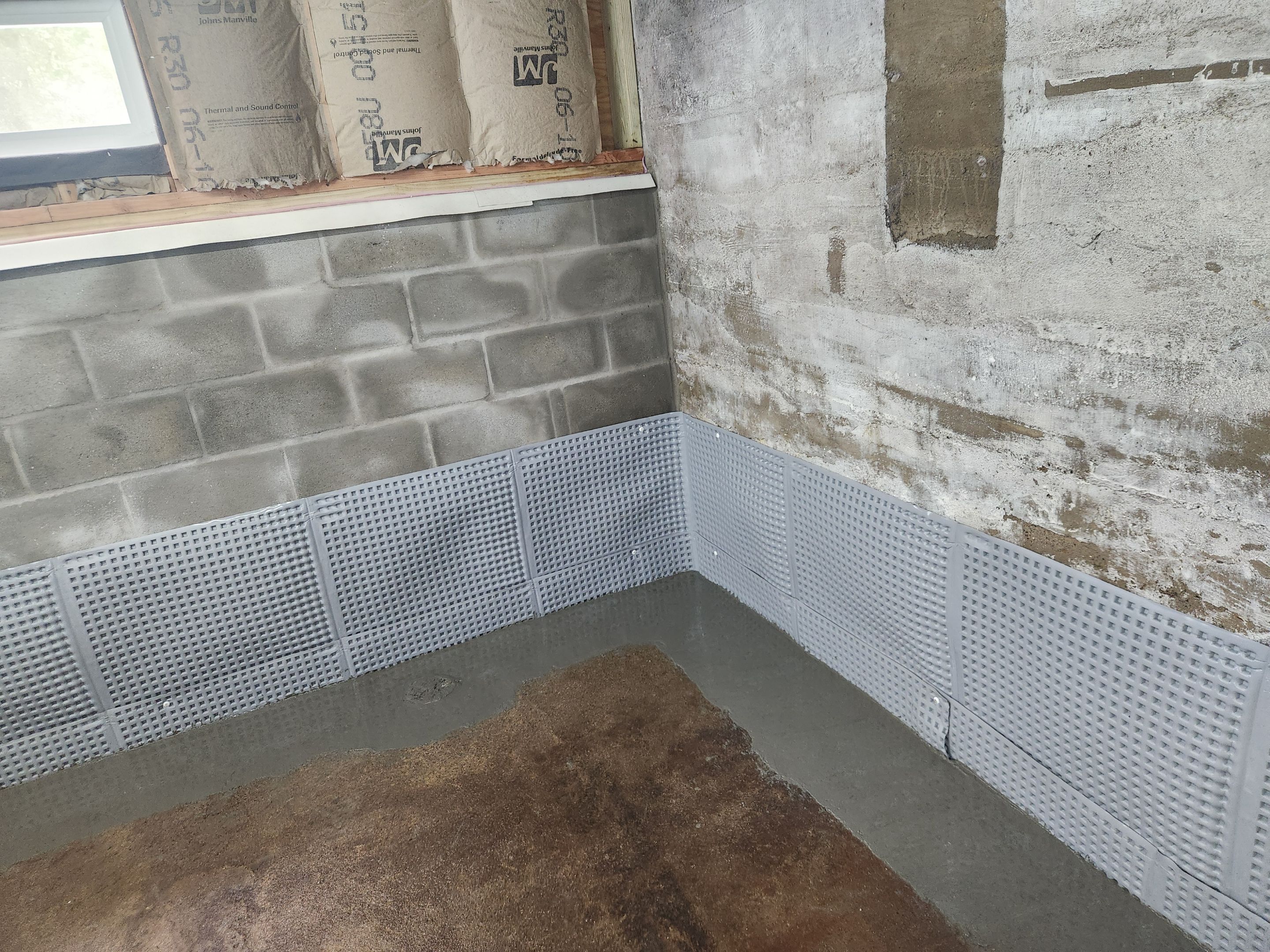 Interior French Drain Boonton NJ by Pure Service Pro, LLC 
