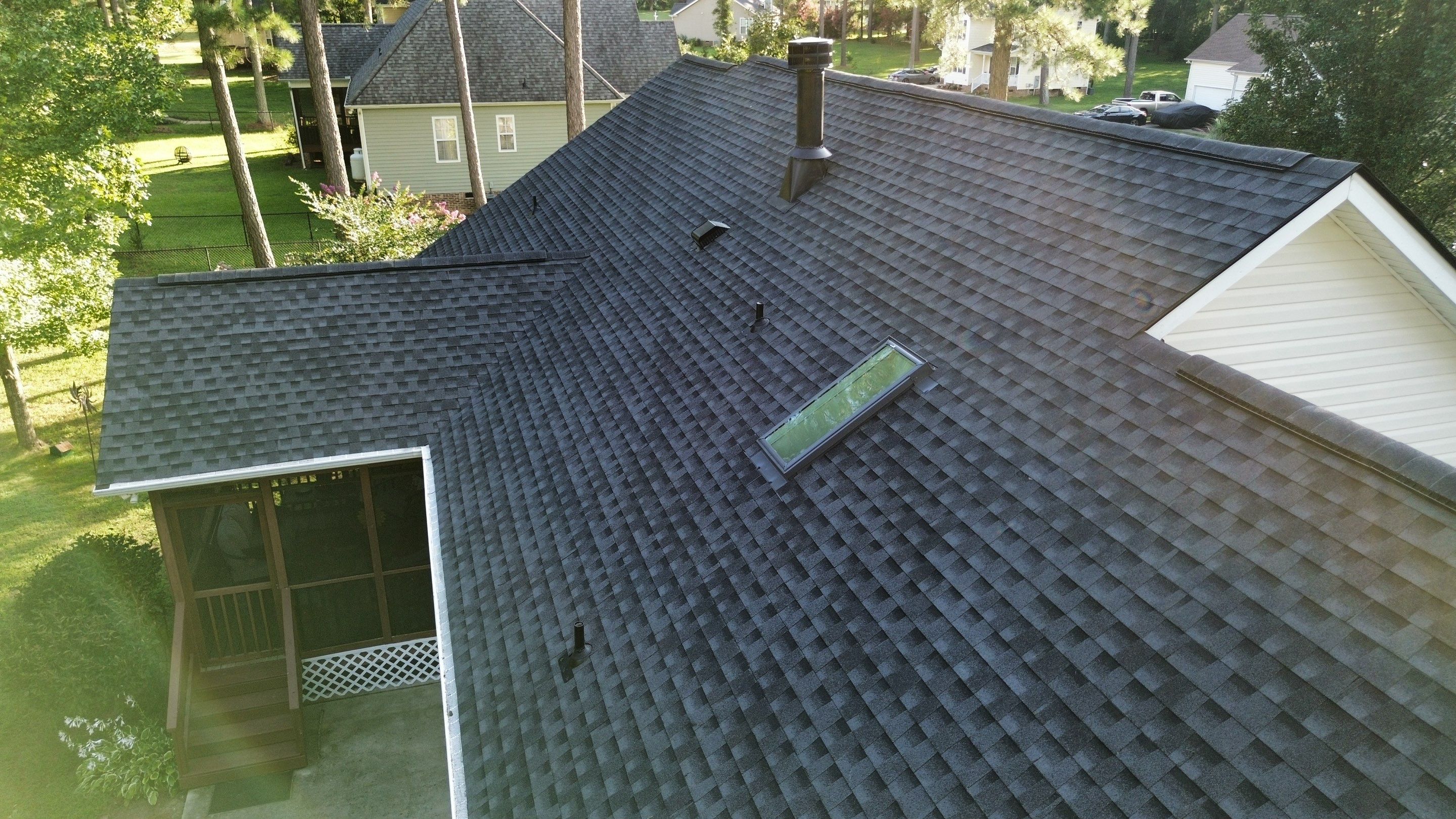 GAF HDZ Charcoal by Skybird Roofing