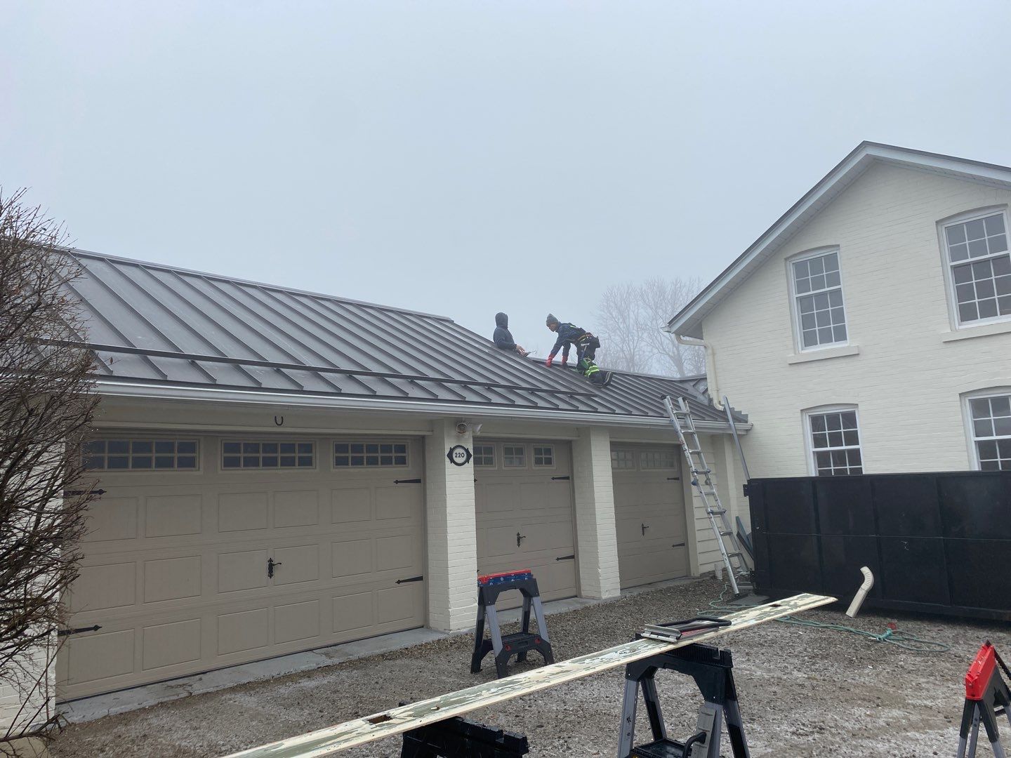 Residential Roofing Installation using 24 Ga Standing Seam Metal  by Jay Carter Roofing & Sheet Metal