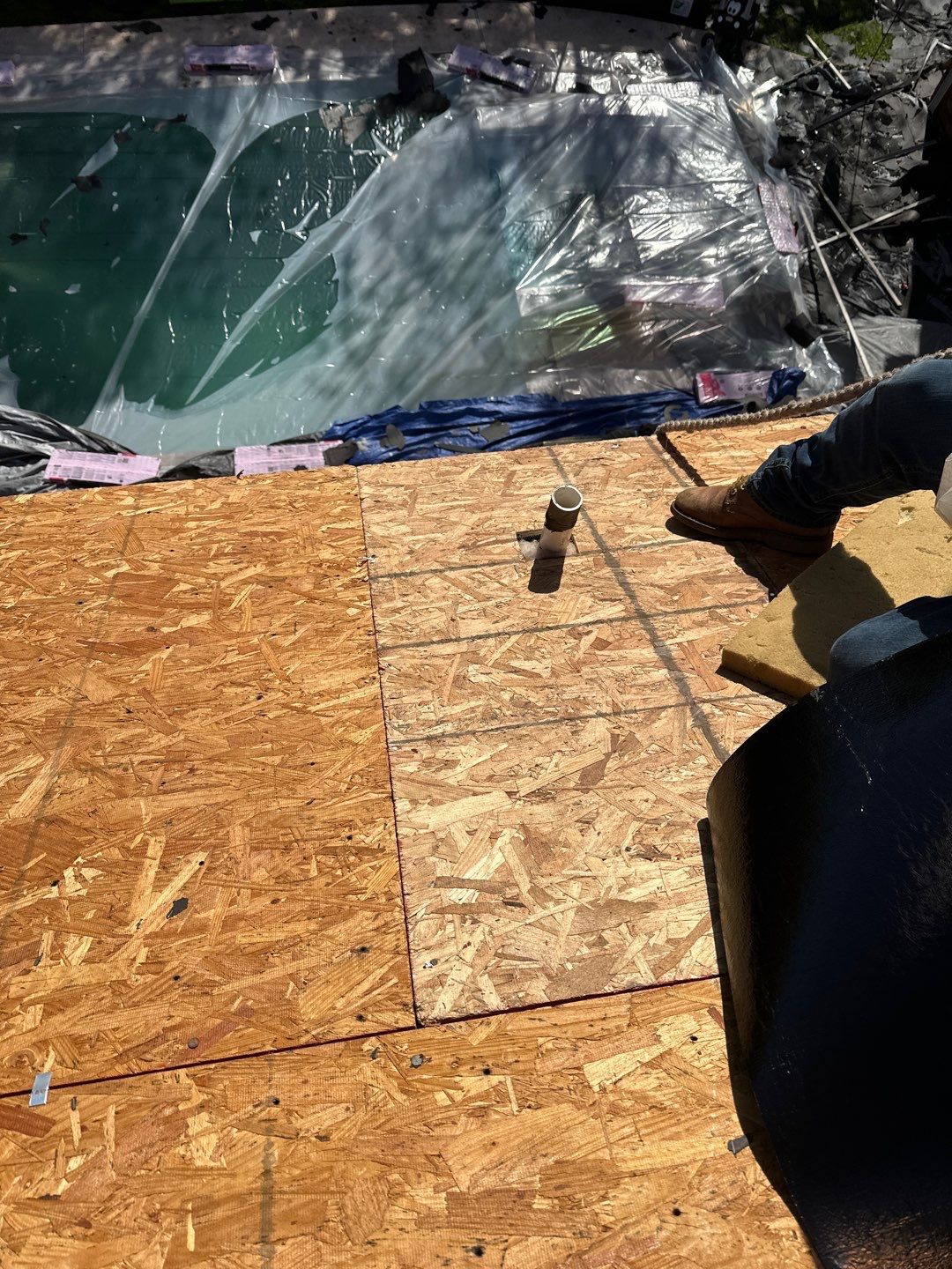 Residential Roofing Installation using Owen's Corning Duration (Lifetime) Shingles by Roof Repair Company
