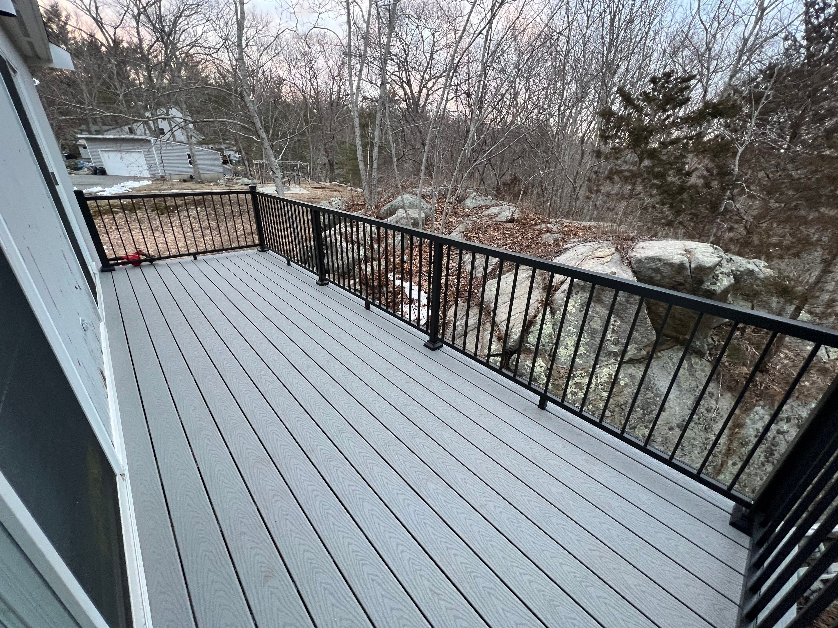 Deck and Siding project in Gloucester, MA by UBrothers Construction