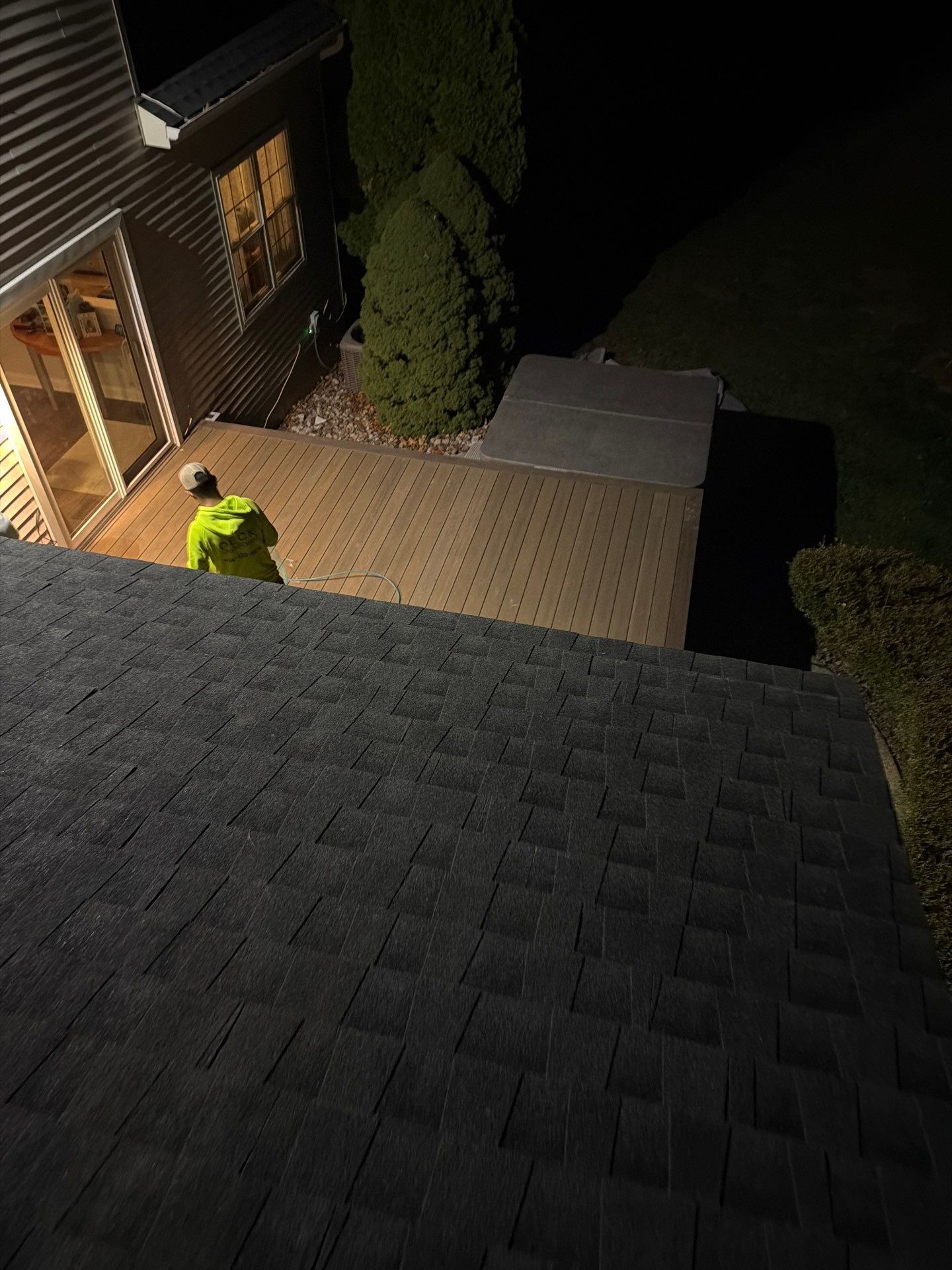 New Deck With a Roof and TV Mount in Raritan, New Jersey by deck guardian