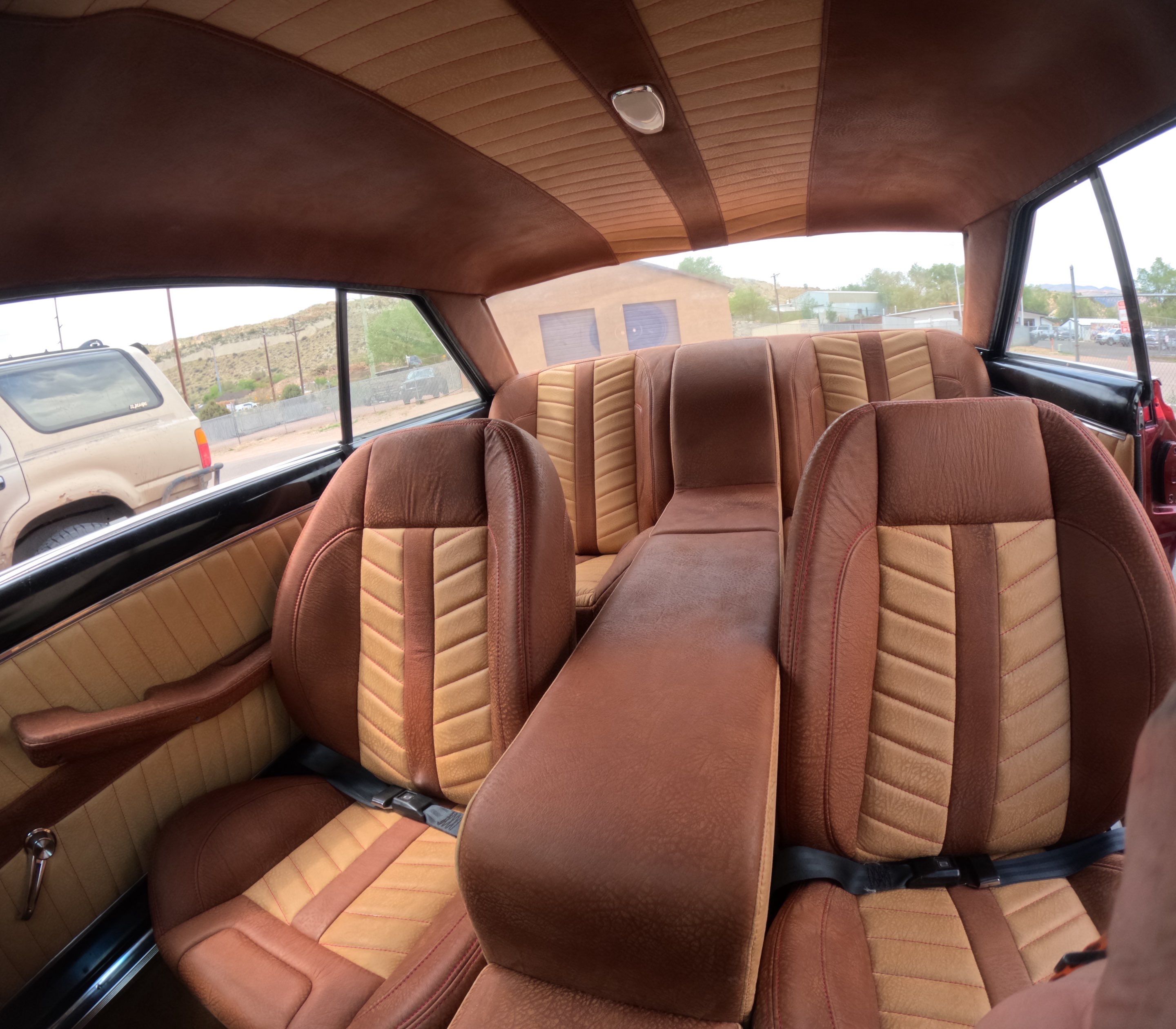 1963 Nova SS Custom Leather Interior  by Rocky Mountain Upholstery Co