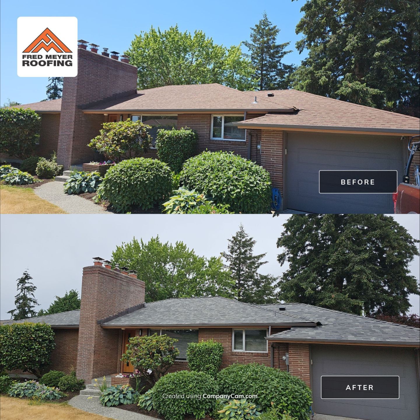 Roof Project in Seattle by Fred Meyer Roofing