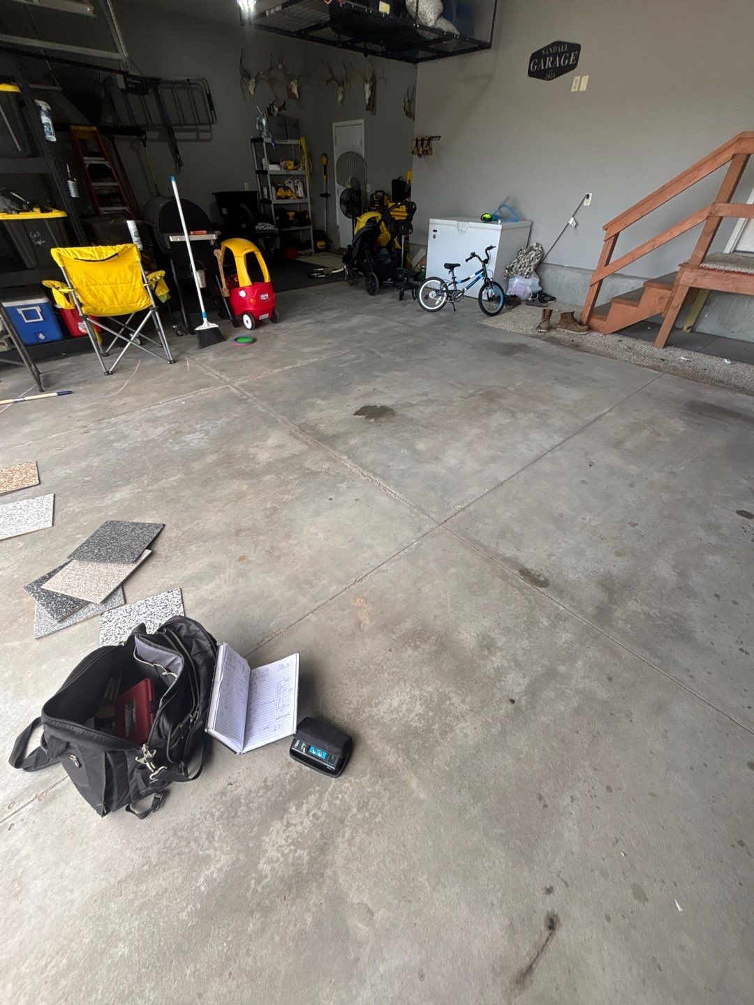 Brashed Gray 1/4” by Granite Garage Floors