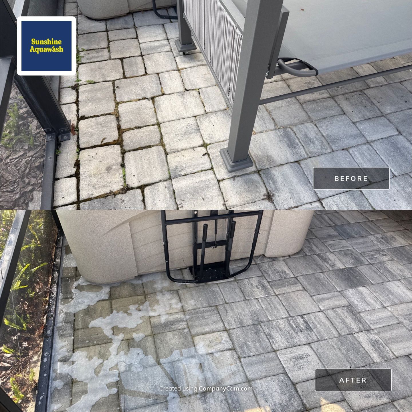 Lanai Paver & Screen Enclosure Cleaning | Artisan Lakes, Palmetto FL by Sunshine AquaWash