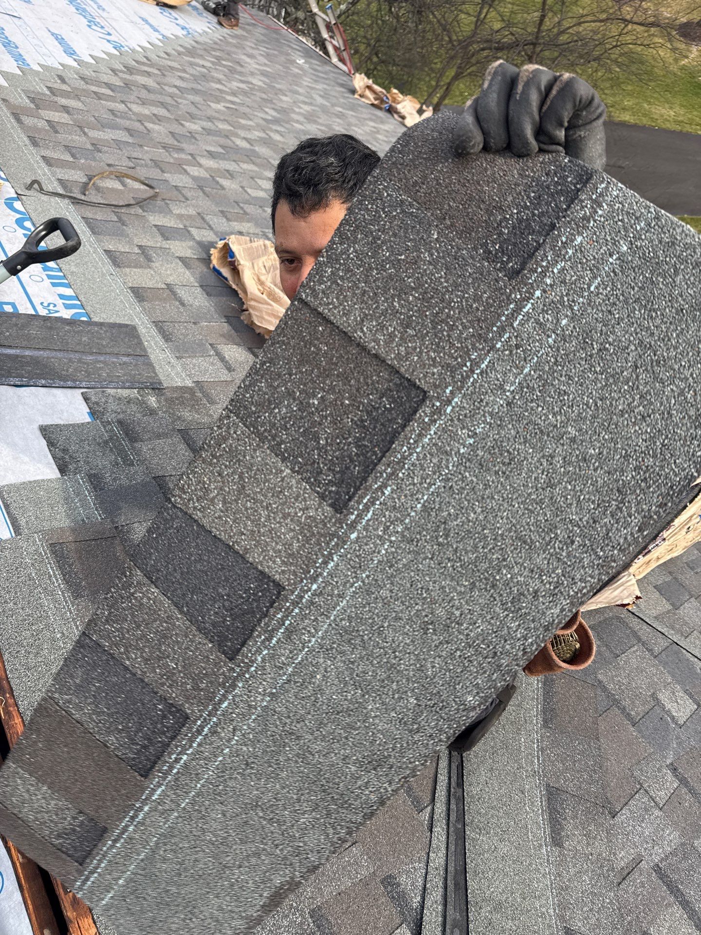 Fairfax Station :Residential Roof Replacement with CertainTeed Landmark Pro in Max Def Drift Wood  by RM Banning, Inc.