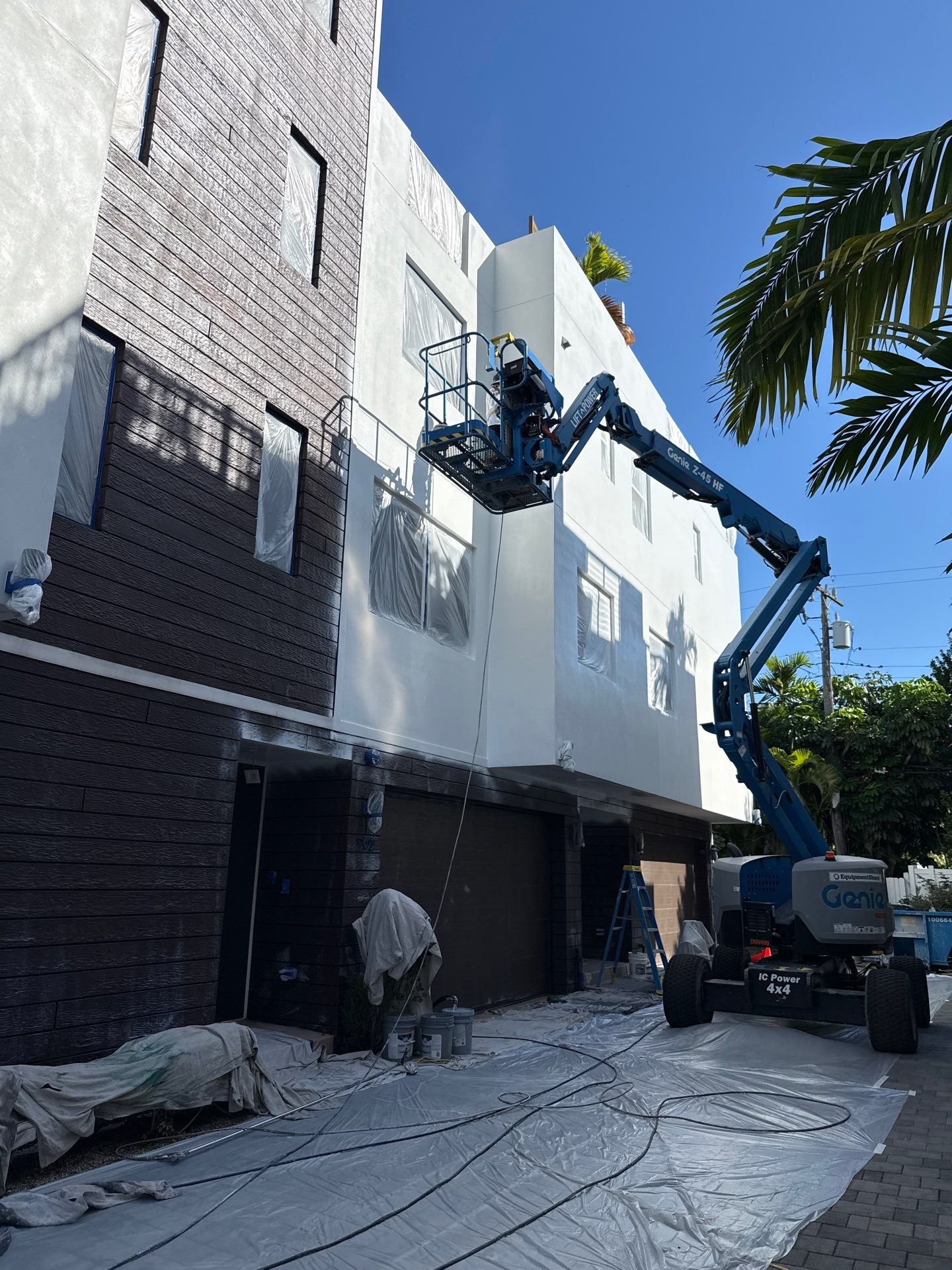 Fort Lauderdale Town Homes Exterior Painting by John “The Greek” Painting