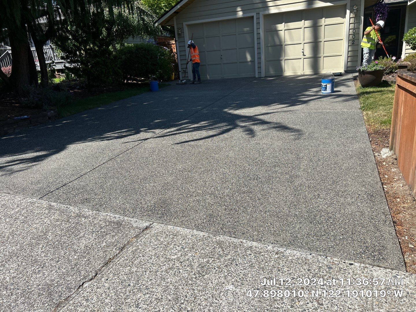 Joan | Concrete Driveway & Walkway   by Jireh Asphalt & Concrete Inc 