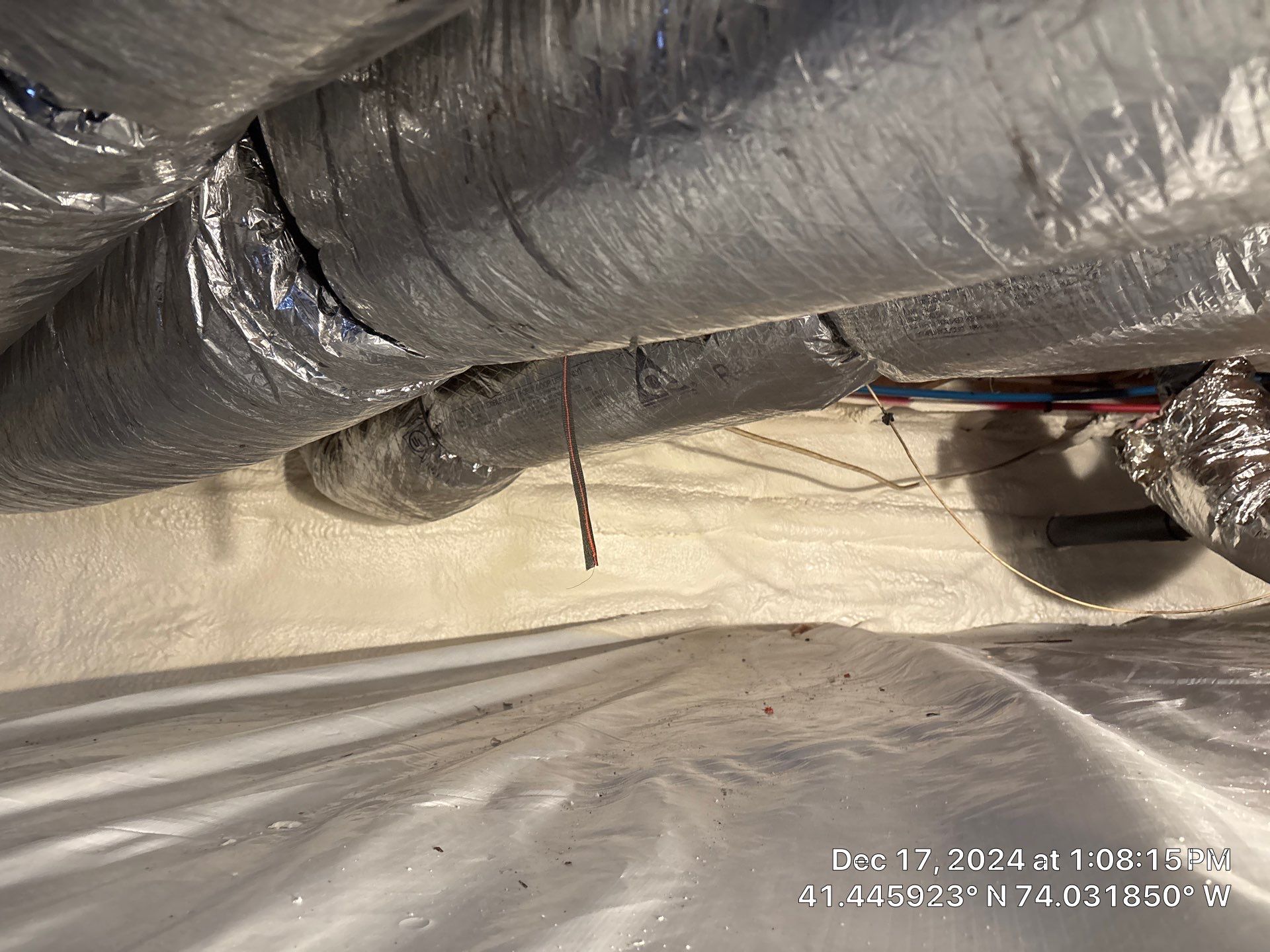 Crawl Space Encapsulation using Closed Cell Spray Foam by NYS Foam & Energy