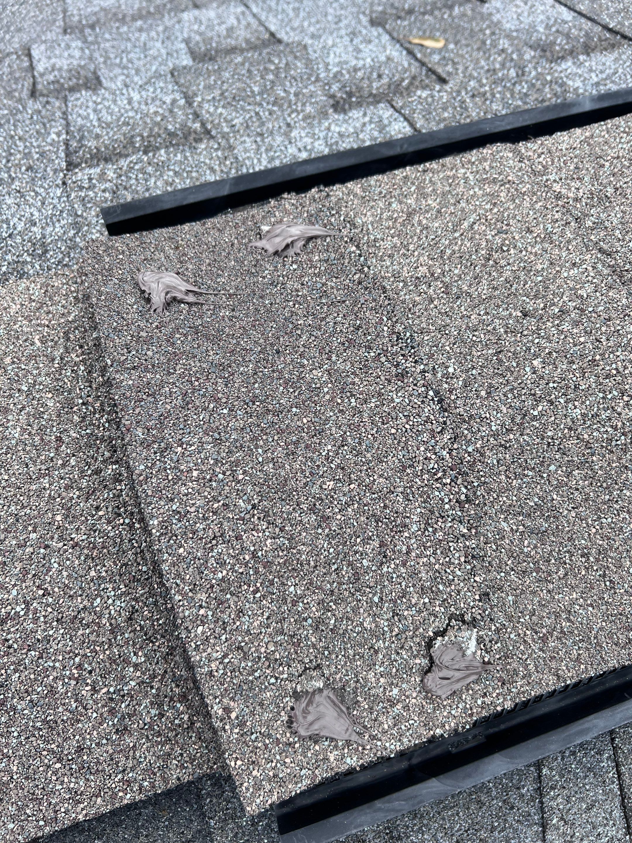 Hail Damage using Owen's Corning Duration (Lifetime) Shingles by Roof Repair Company