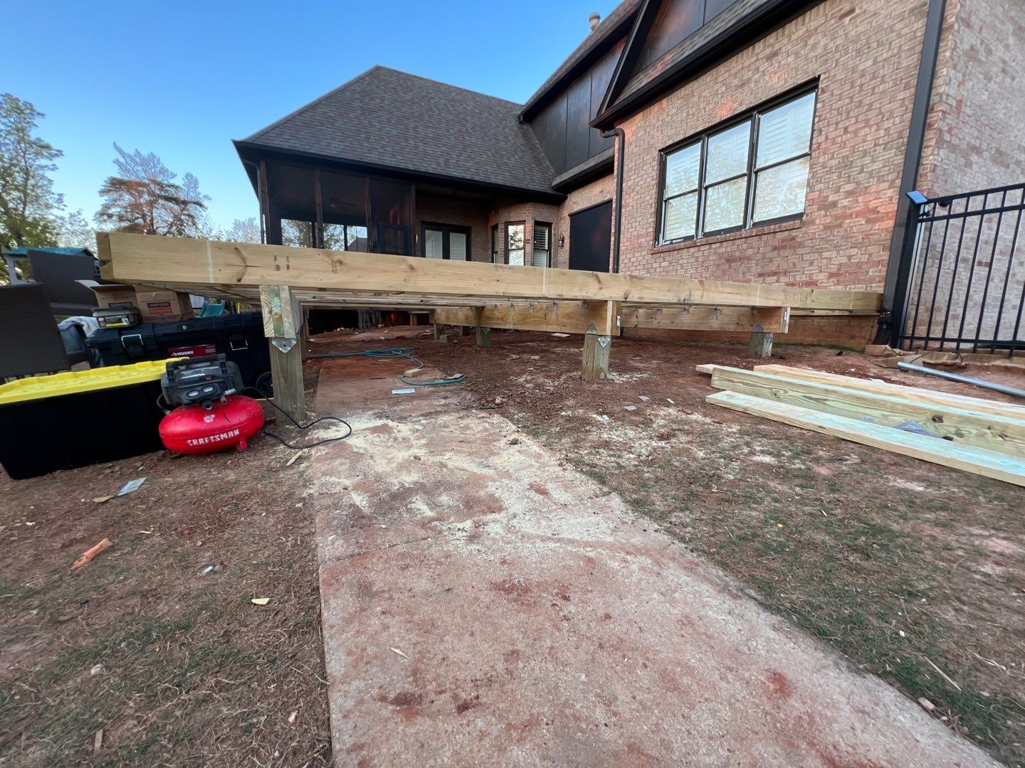 Scout Ridge - Deck Installation  by Pillar and Pine