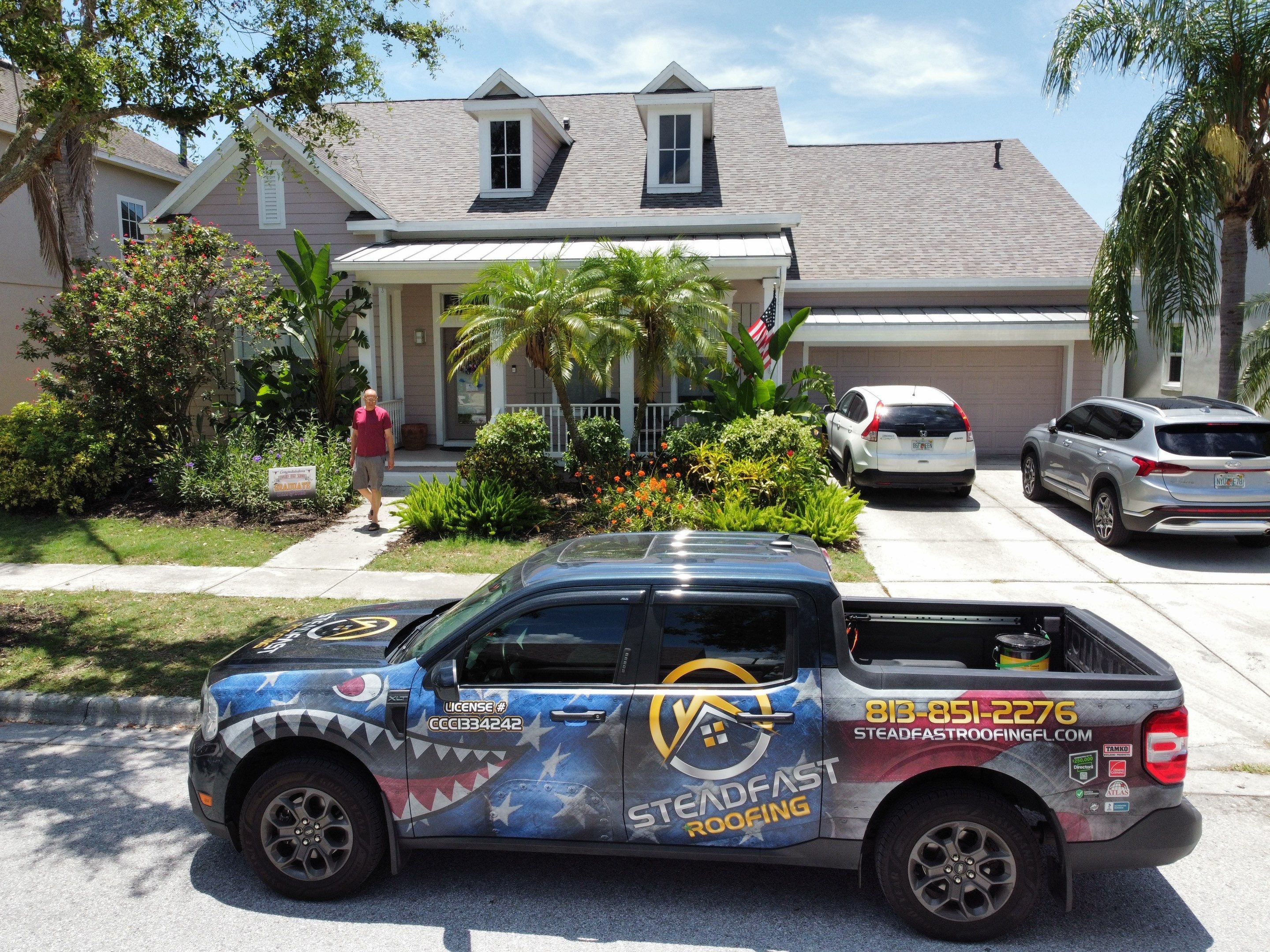 Roof Replacement in Apollo Beach, FL. by Steadfast Roofing 