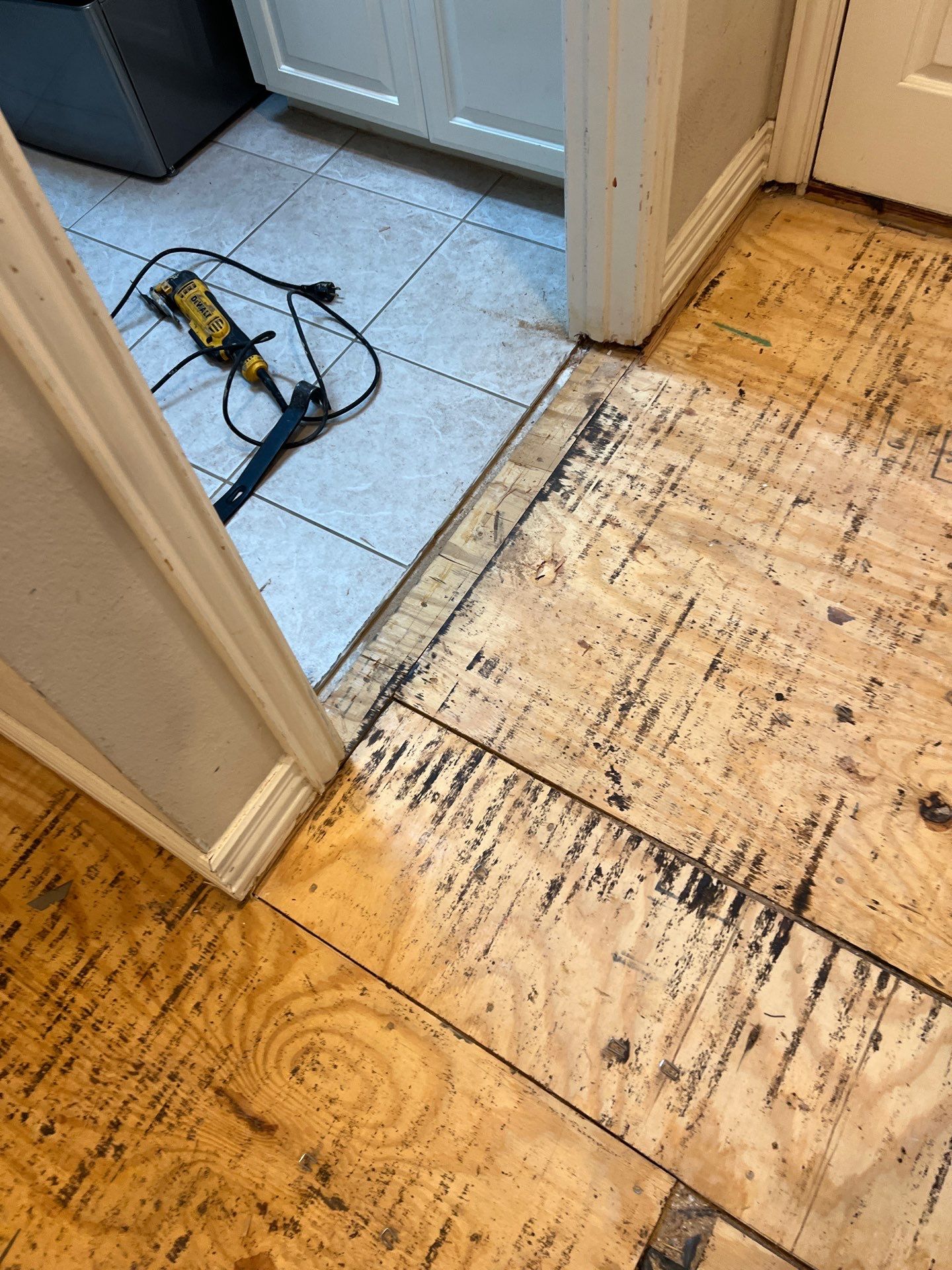 In Progress - Insurance replaced all hardwoods by Bernard Hardwood Floors