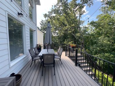 Elevated Composite Deck and Concrete Landing Installation in Kennesaw