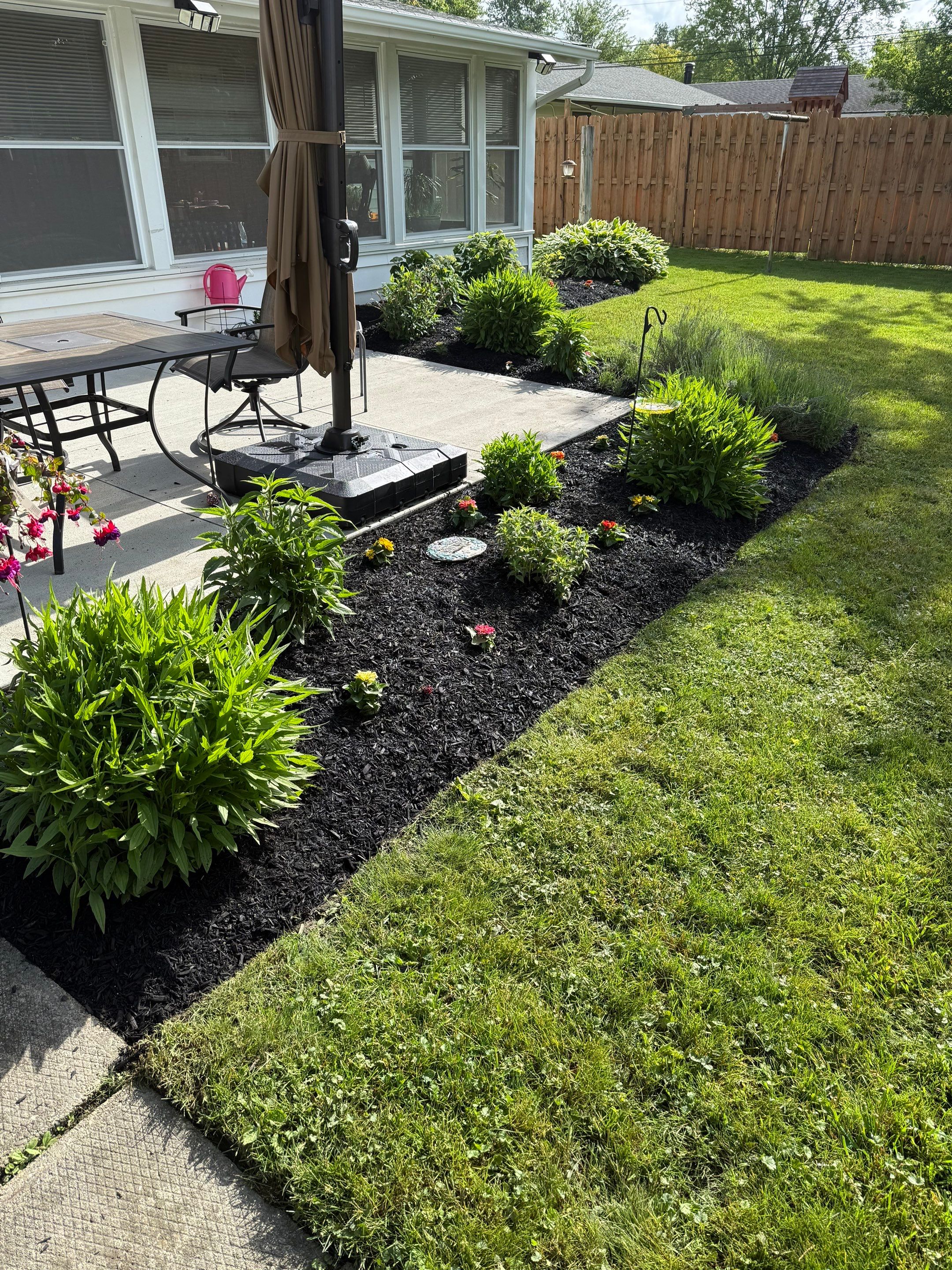 Grindstone Garden Install by Elm Rose Gardens