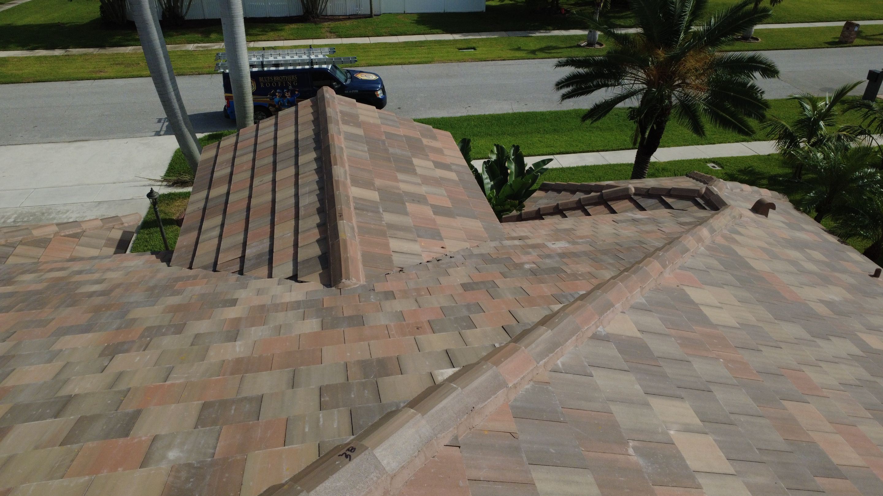 Residential Roofing Installation using Eagle Roofing Tile by BLUES BROTHERS ROOFING