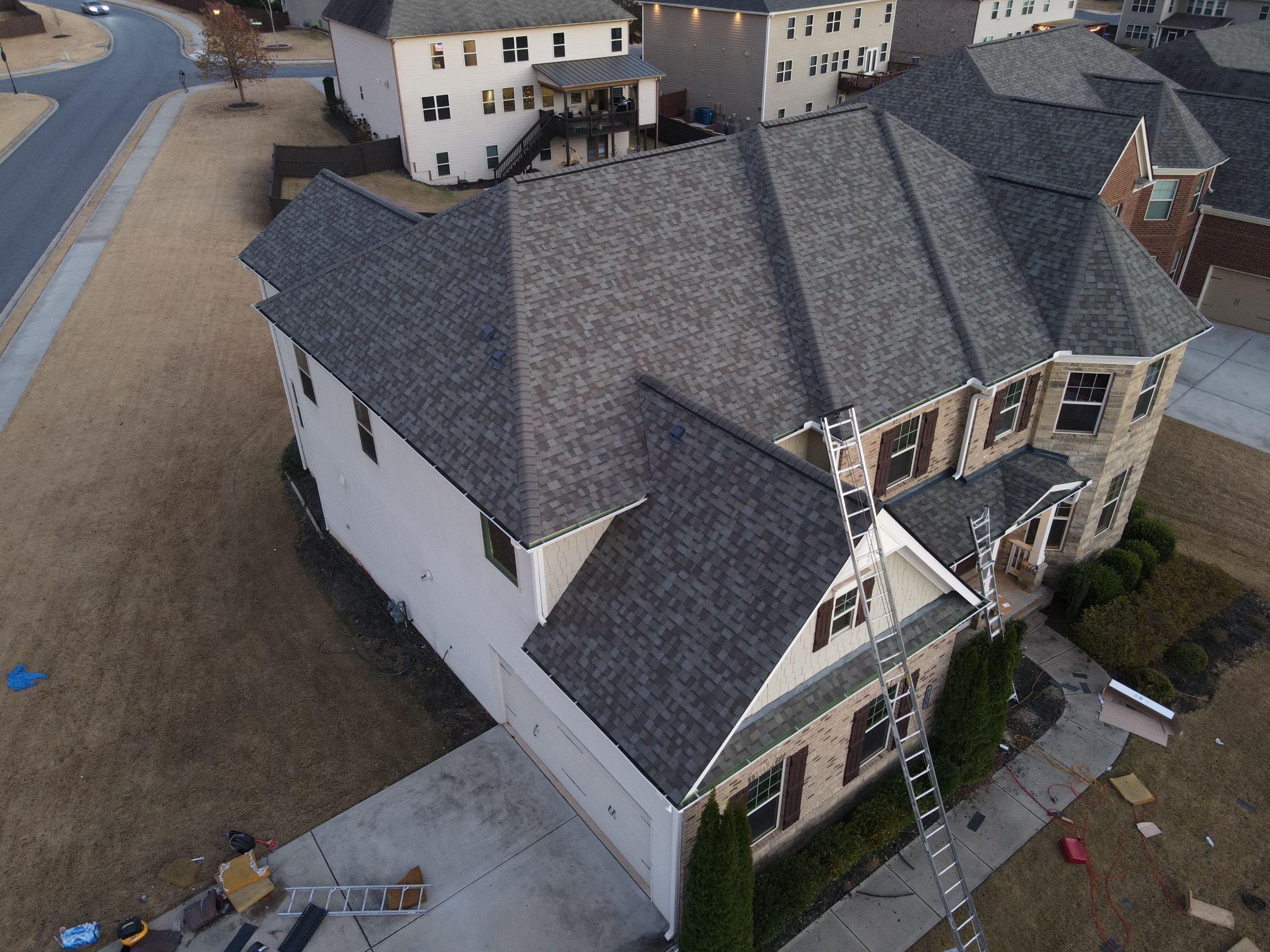 Residential Roofing Installation using Owens Corning by Inspector Roofing and Restoration