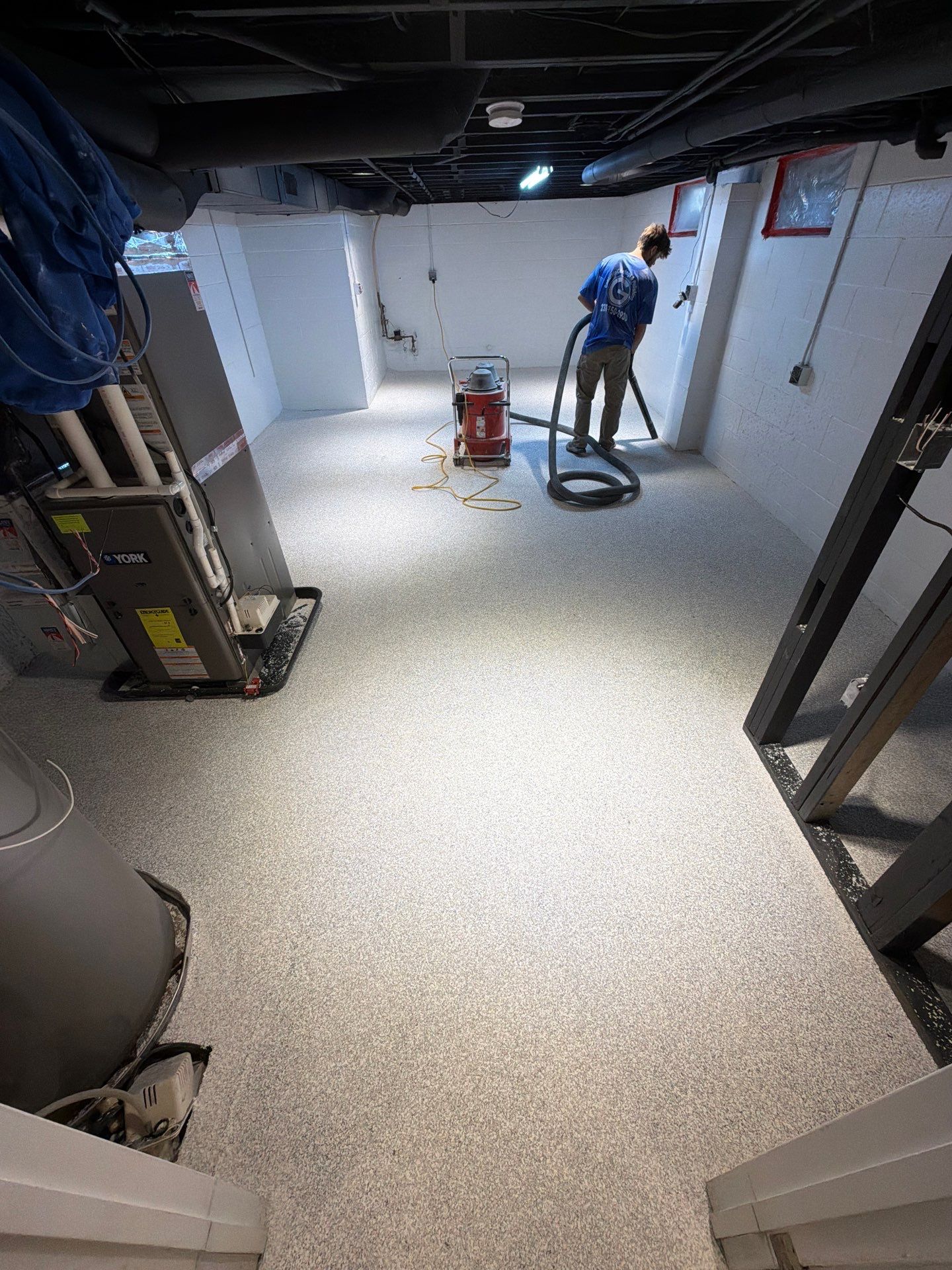 Epoxy Flake floor in Holland Michigan! by Gordon Painting