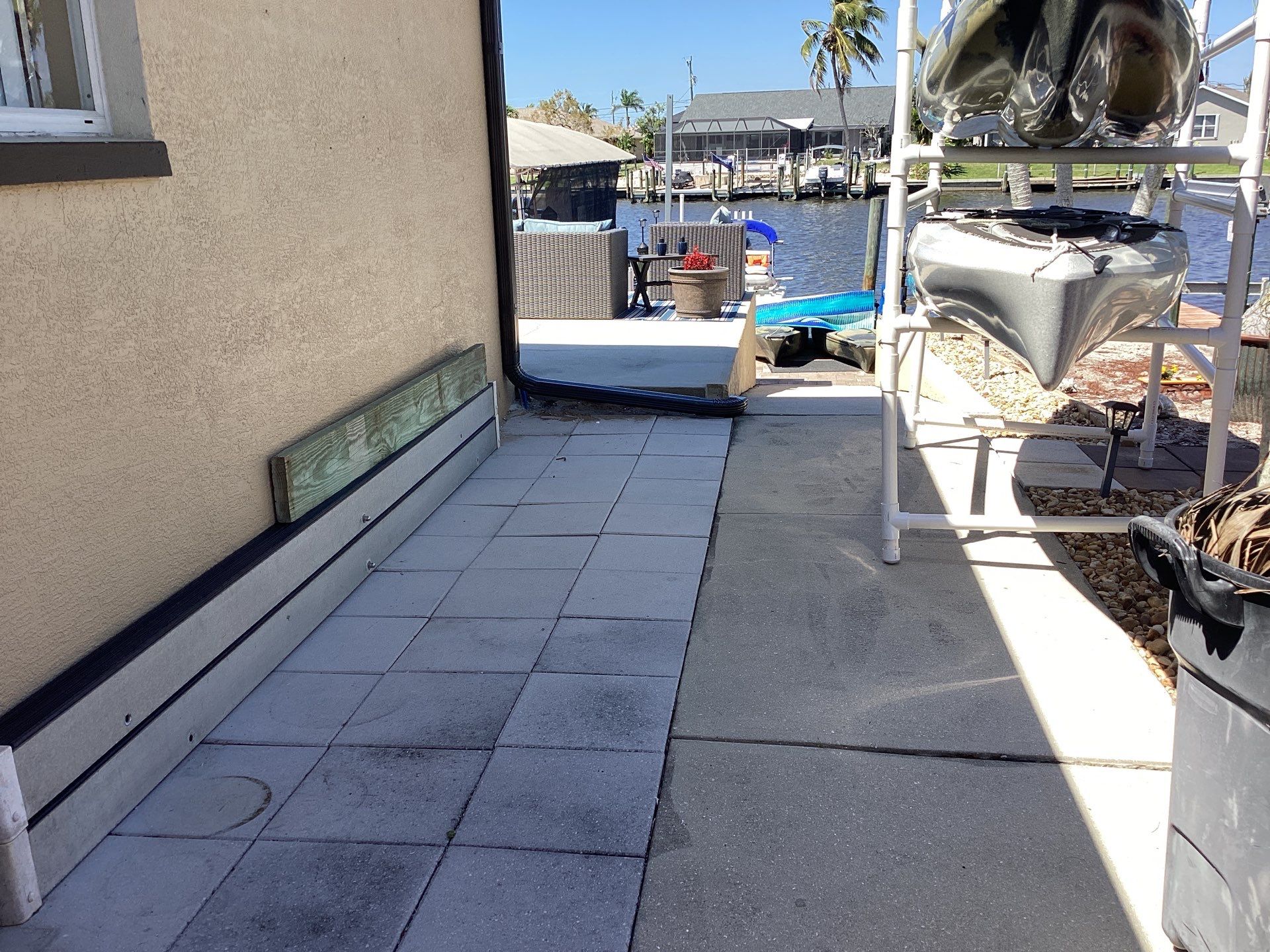 Musket Brown Gutter Installation and Soffit Fascia in Cape Coral FL by Gutter Professors