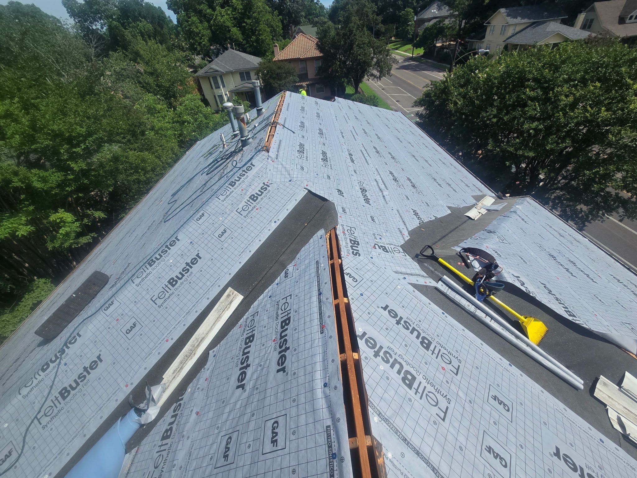 GAF Timberline HD Shingle Roof Replacement in Midtown Memphis by Revival Roofing Services