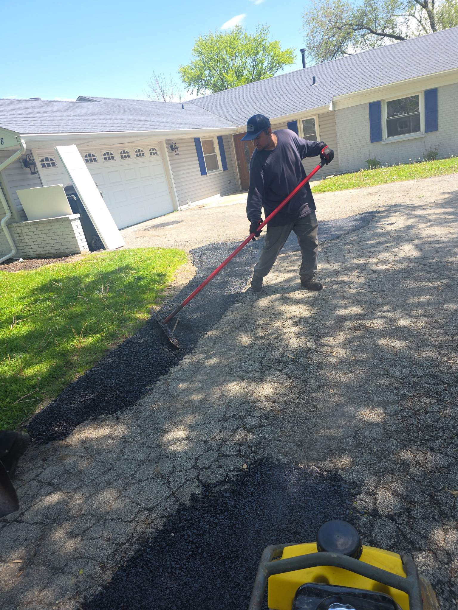 Temporary Asphalt Repair & Sealcoating by PaveRight Concrete&Asphalt LLC