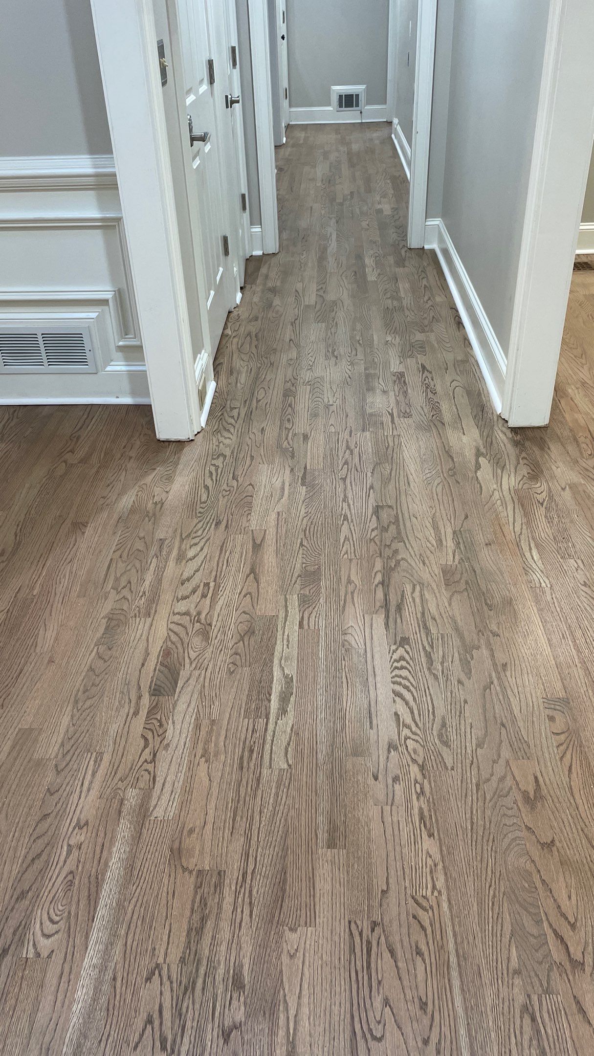 New 2.25" solid red oak by Footprints Floors of East Atlanta