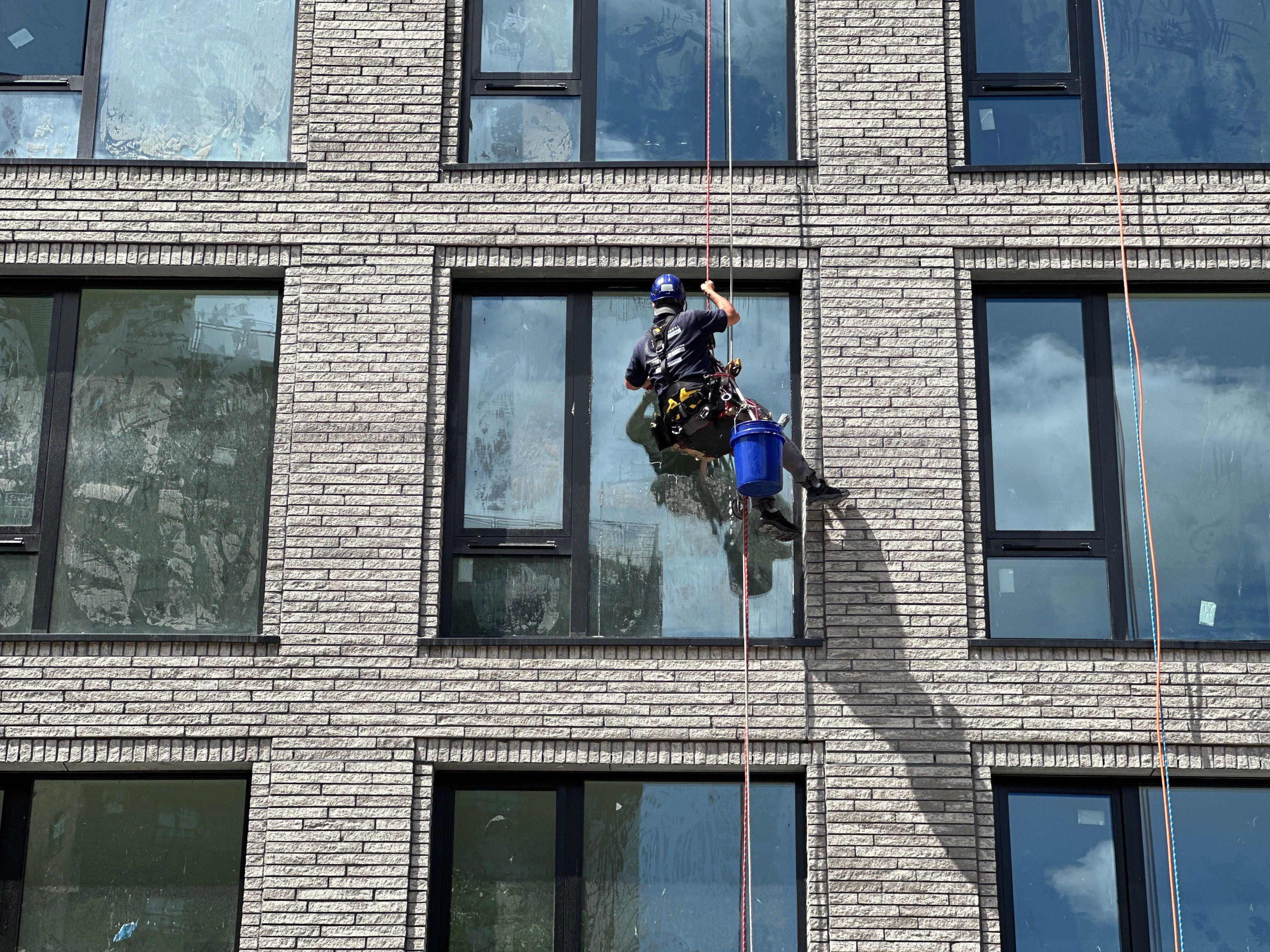 Post Construction Window Clenaing by Total Window Service