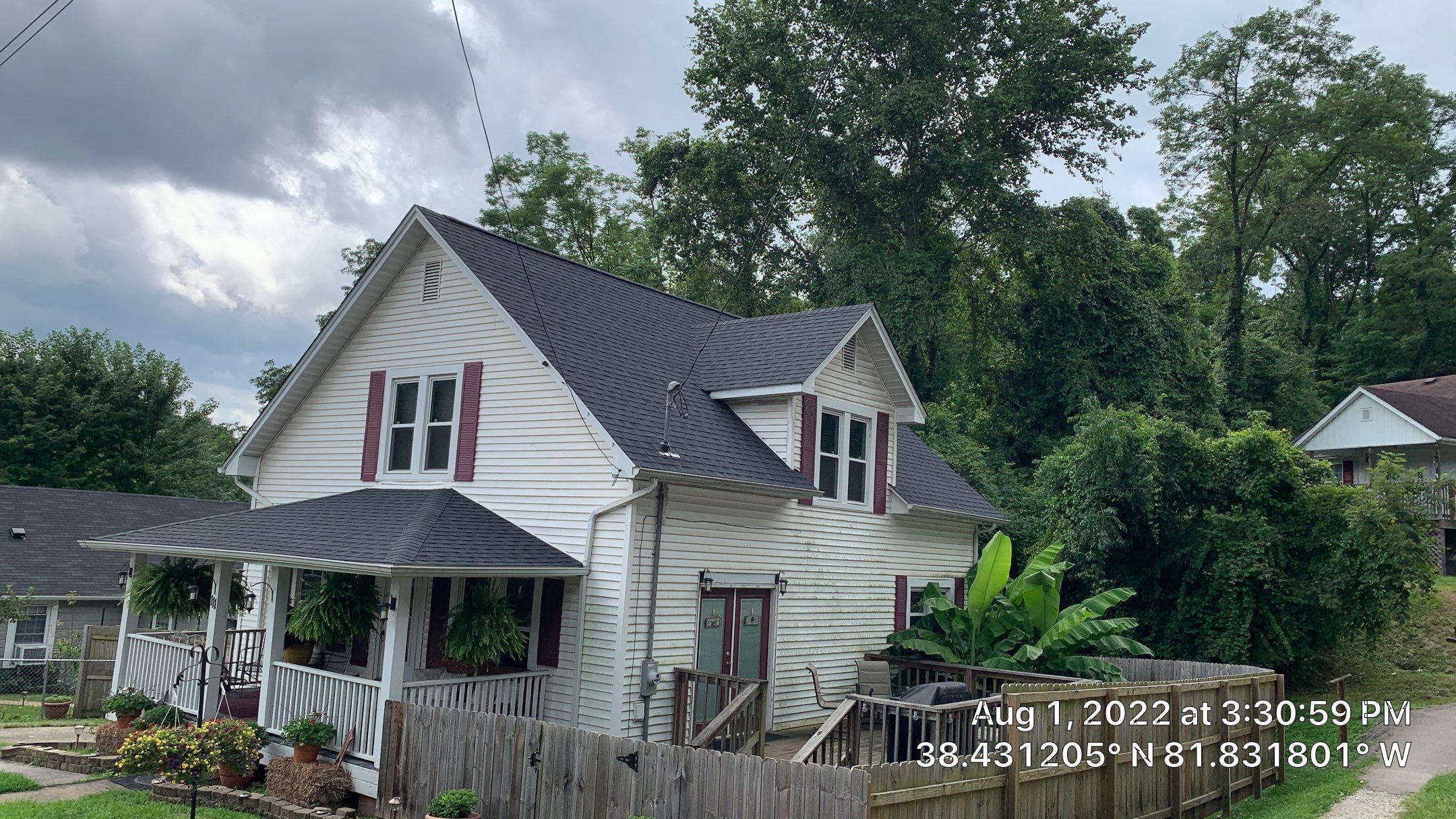 Residential Roofing Installation using Certainteed Landmark Shingles Moire Black Color by Secure Construction Company Inc