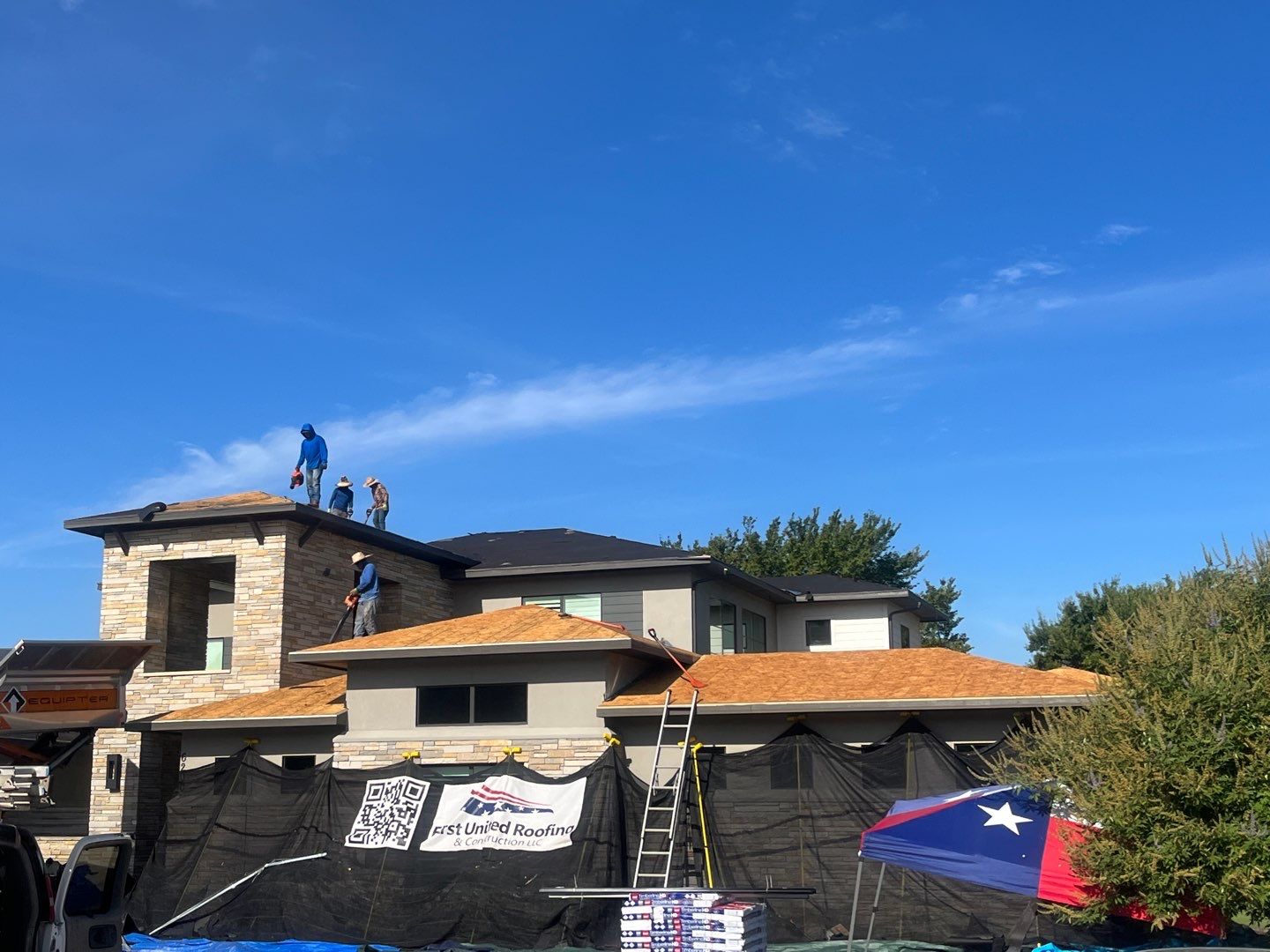 Colleyville Estate Re-Roof Project by First United Roofing & Construction