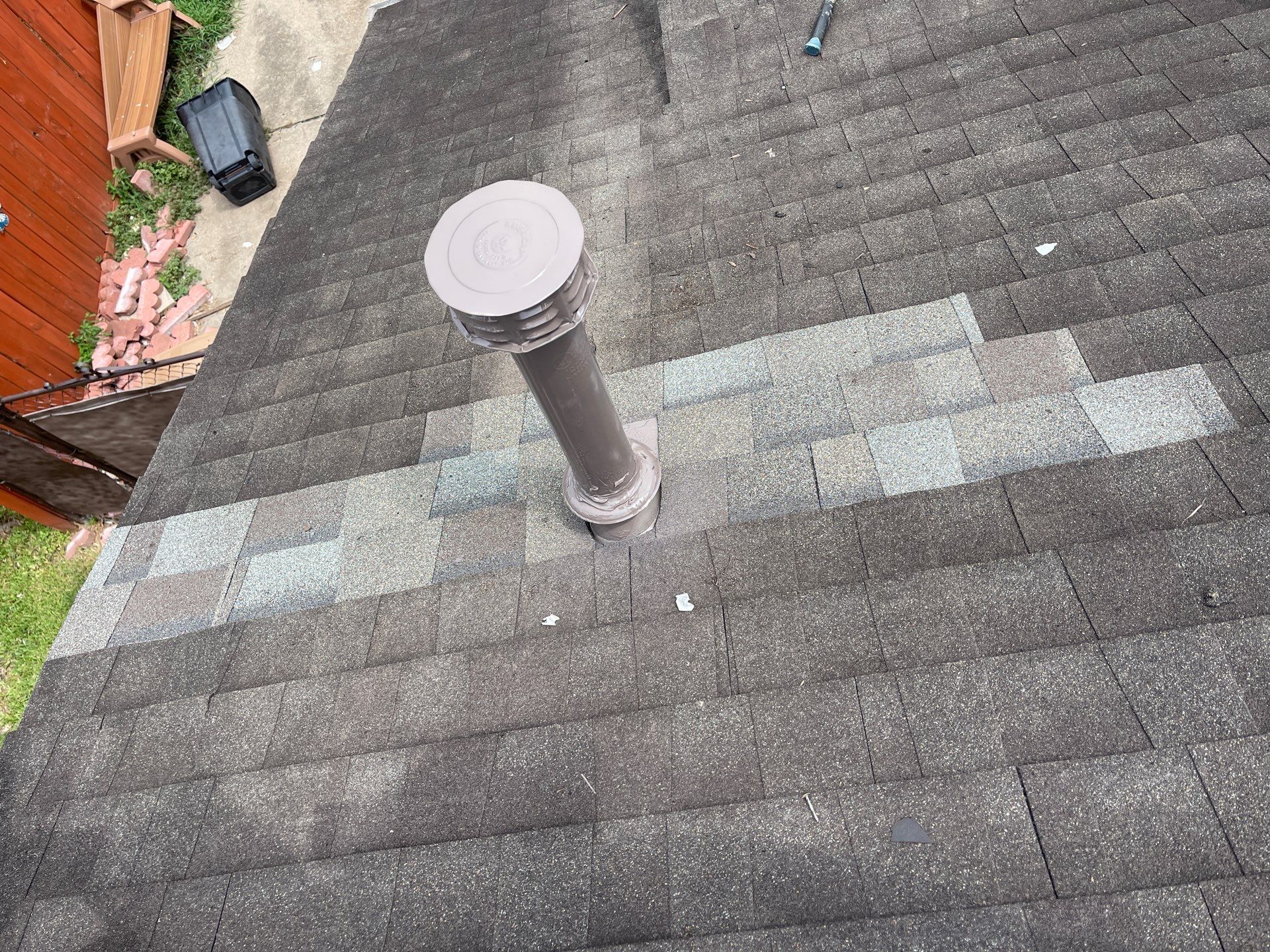 Hail Damage using Owen's Corning Duration (Lifetime) Shingles by Roof Repair Company
