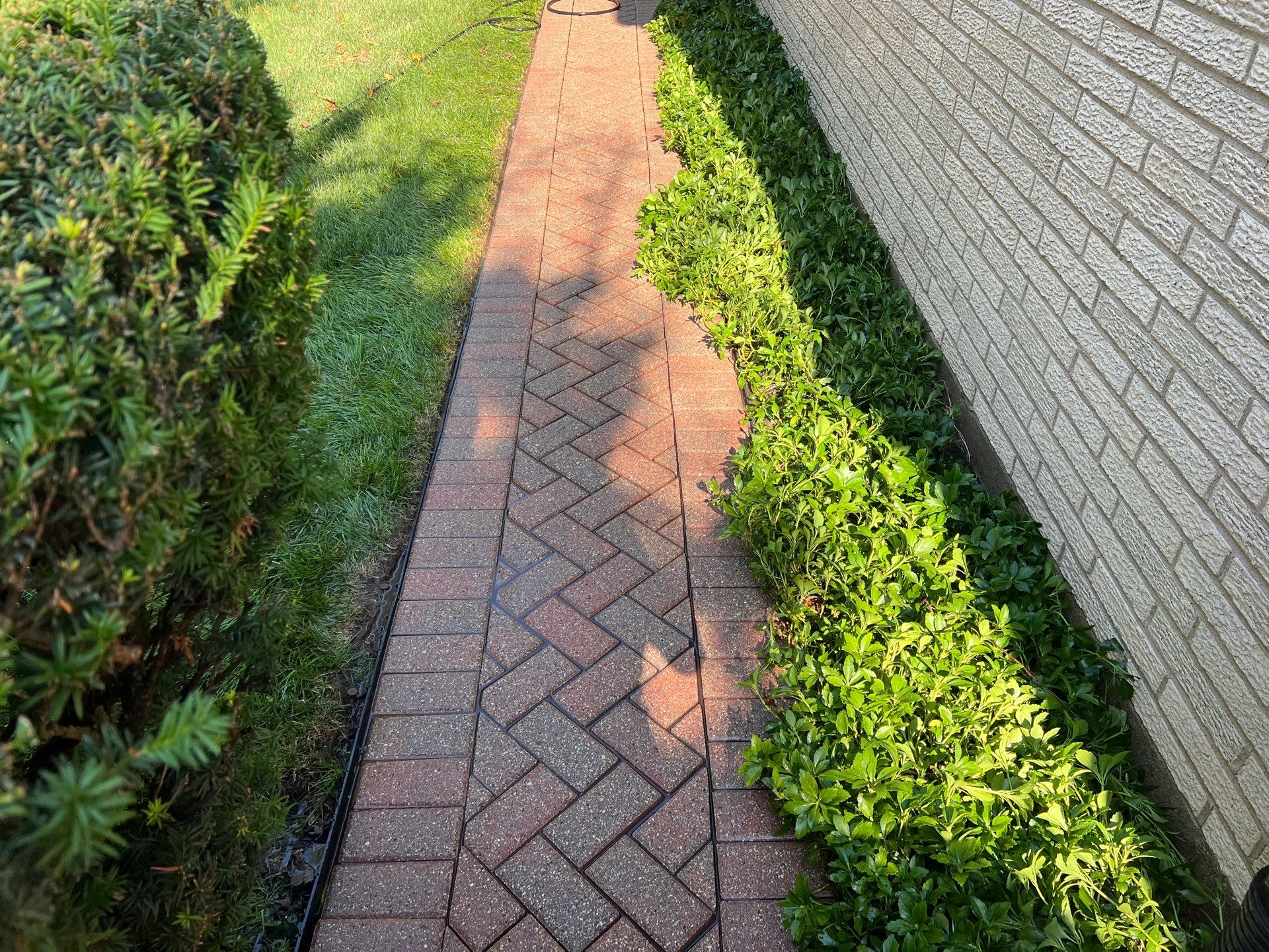 Brick paver clean, sand and seal.  using Surebond SB-1300 by Northern Power Washing LLC.