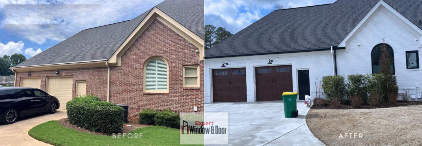 Alpharetta Brick Home Exterior Window & Door Replacement by Expert window & Door