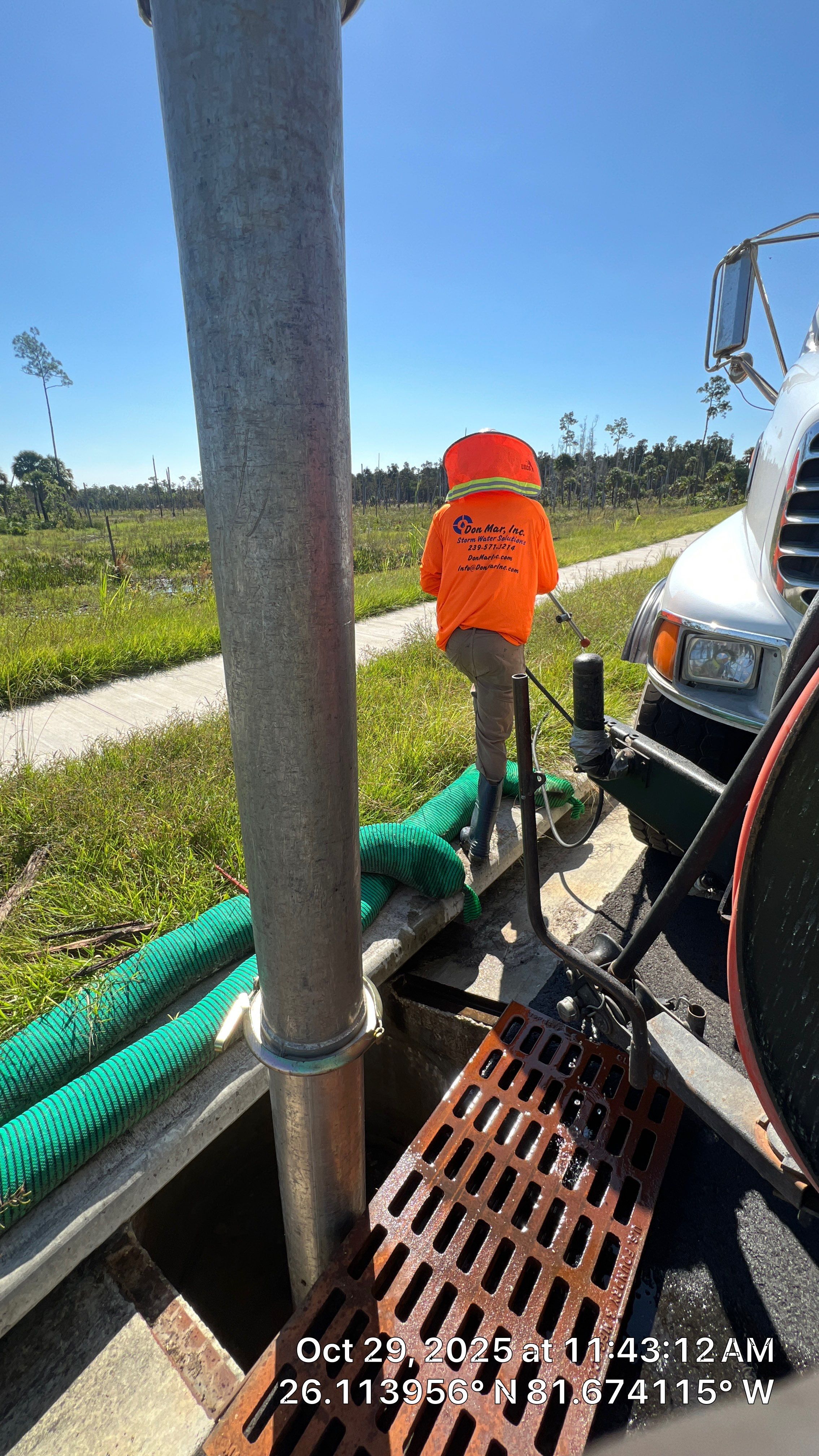 New Construction Road off Rattlesnake in Naples by Don Mar, Inc. Storm Water Solutions