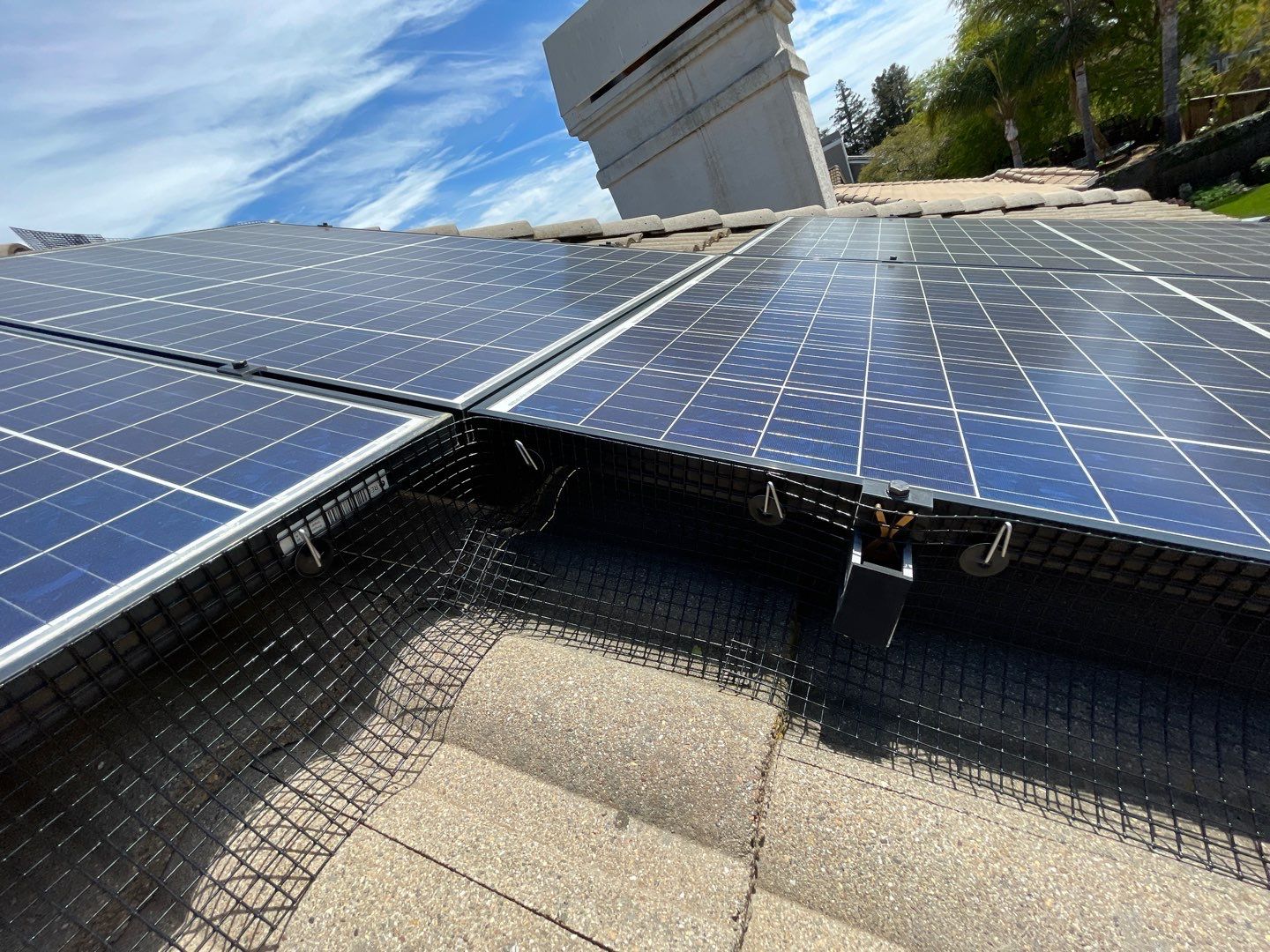 Solar Panel Bird Proofing-Morgan Hill by All One Solar Shine