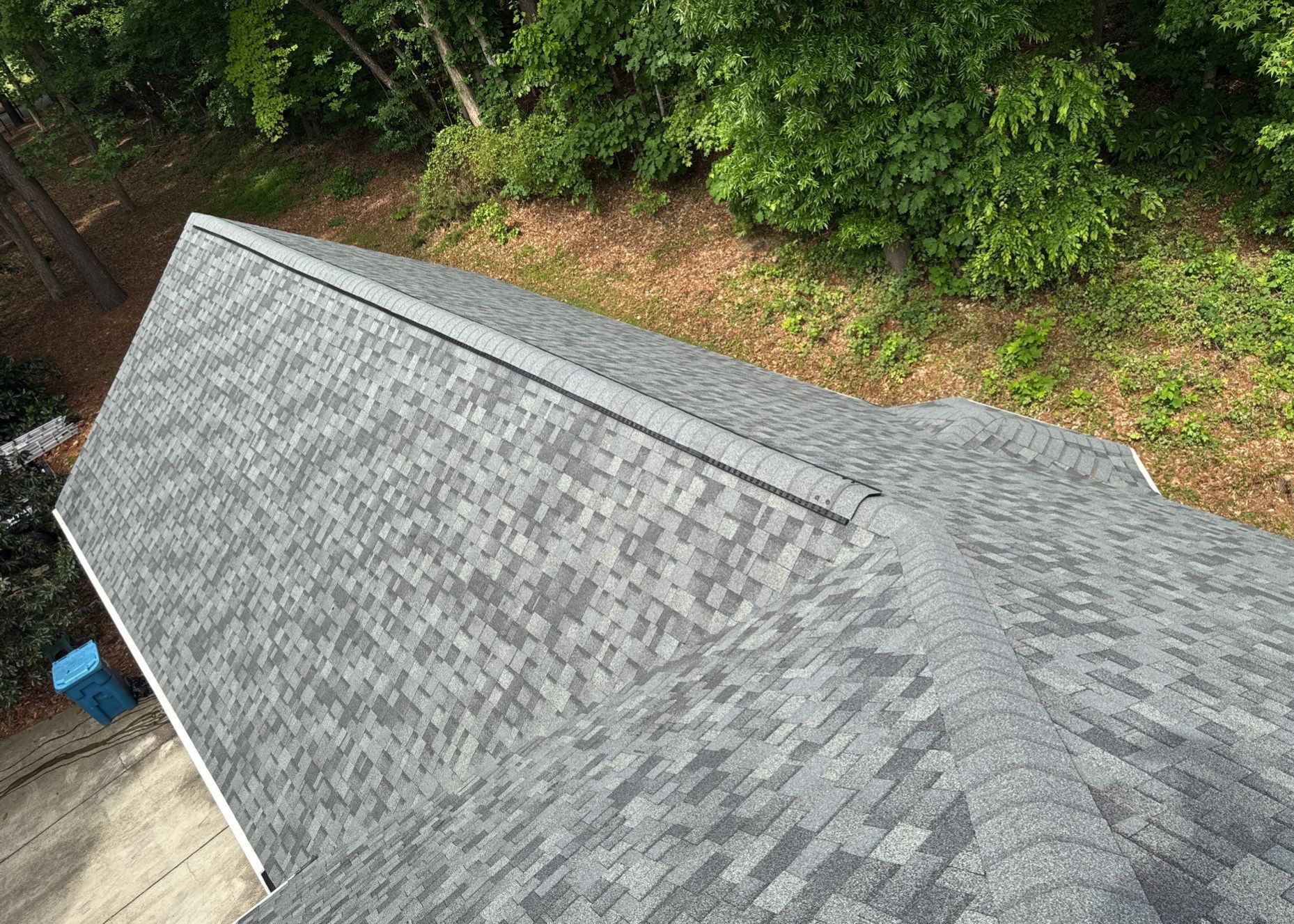 Residential Roof Replacement with Owens Corning Duration Architectural Shingles and 5 Velux Skylights in Charlotte, North Carolina by Merritt Roofing LLC
