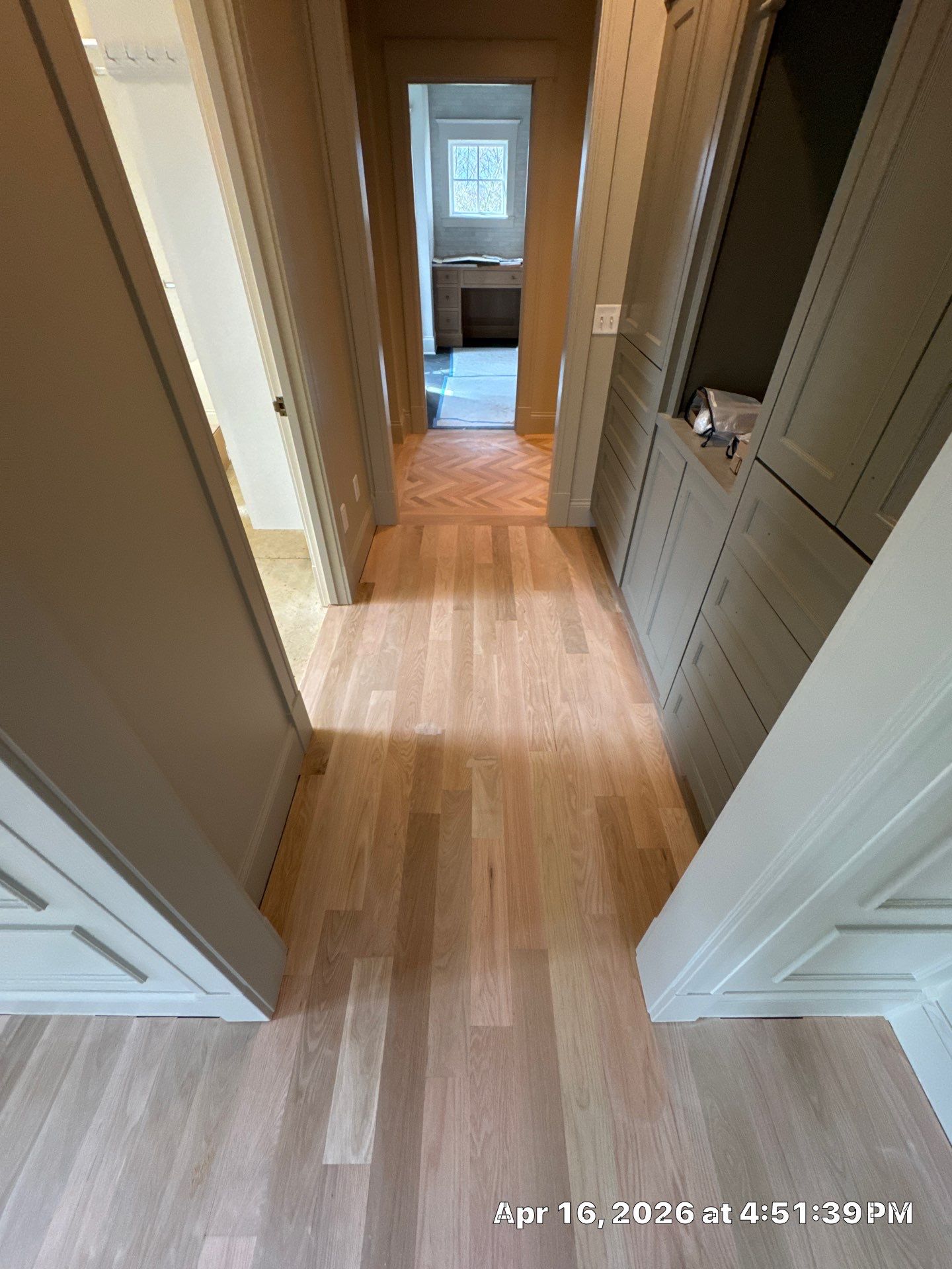 Sand and Finish, Herringbone Feature! by RTBaldwin Hardwood Floors