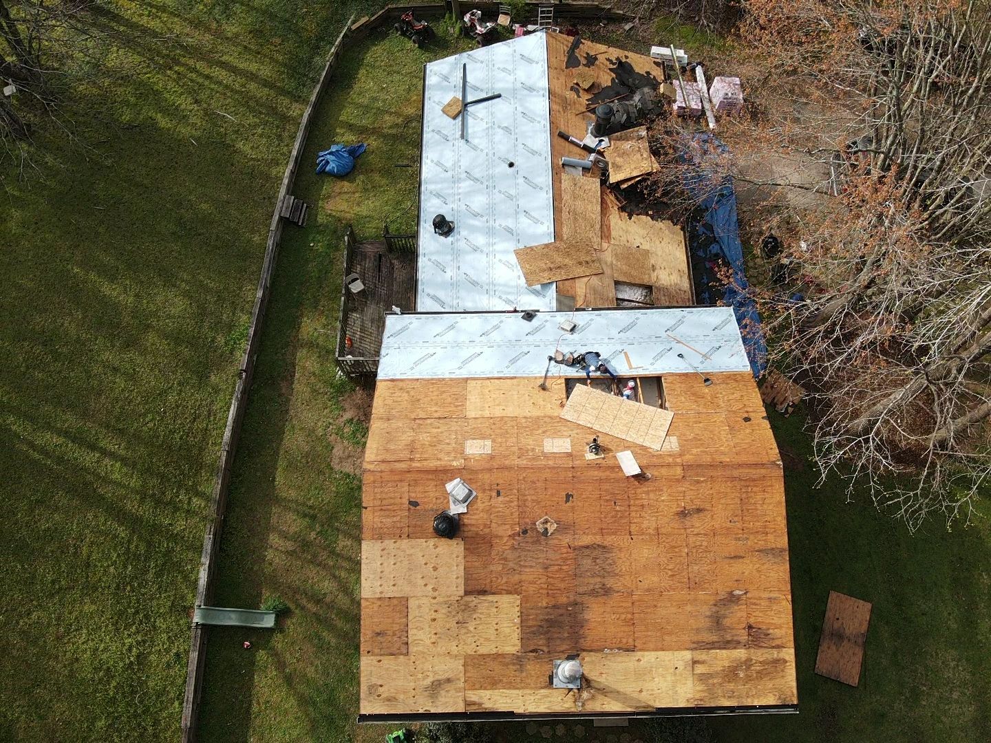 Residential Roofing Installation using Owens Corning by Inspector Roofing and Restoration