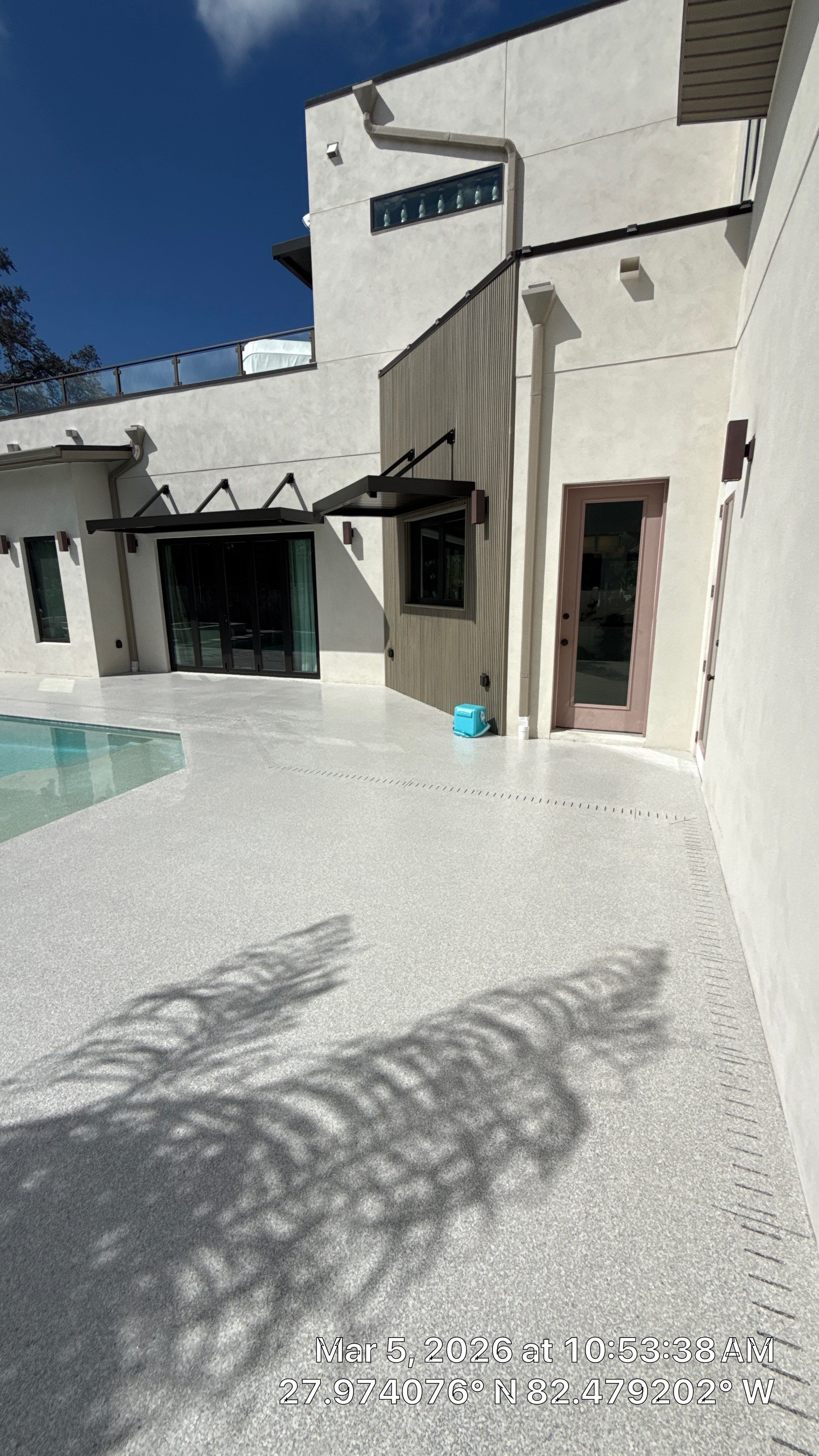 Luxury Pool Deck Coating - Simiron Certified by Performance Floors & Coating