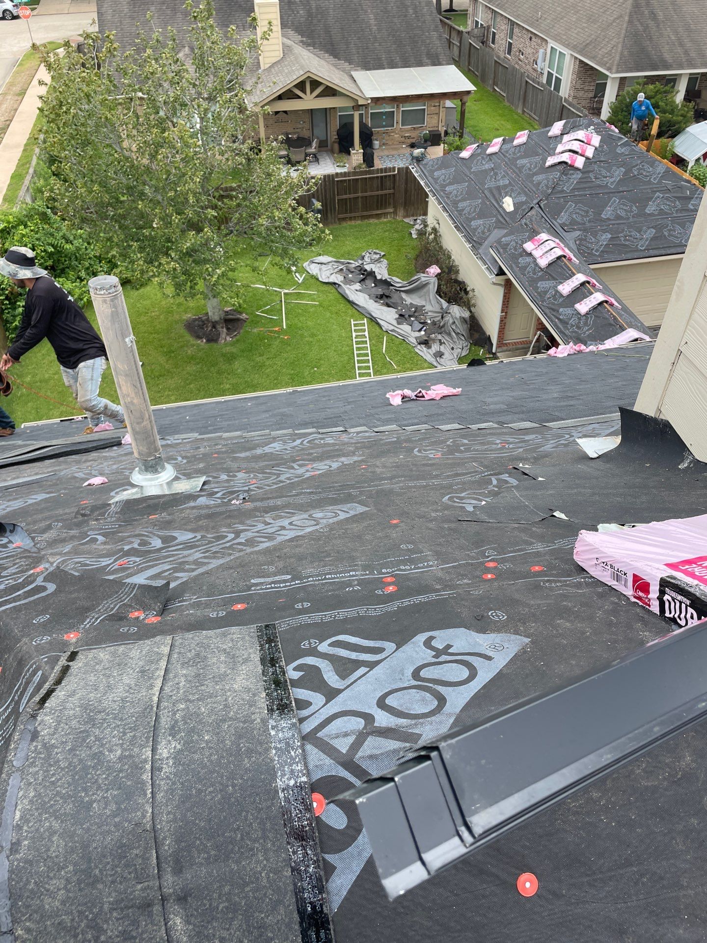 Residential Roofing Installation using Owen's Corning Duration (Lifetime) Shingles by Roof Repair Company