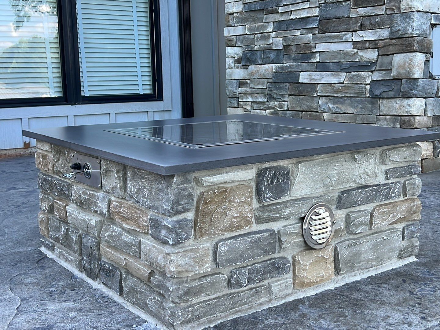 Stamped Concrete Patio by Xtreme Concrete Services